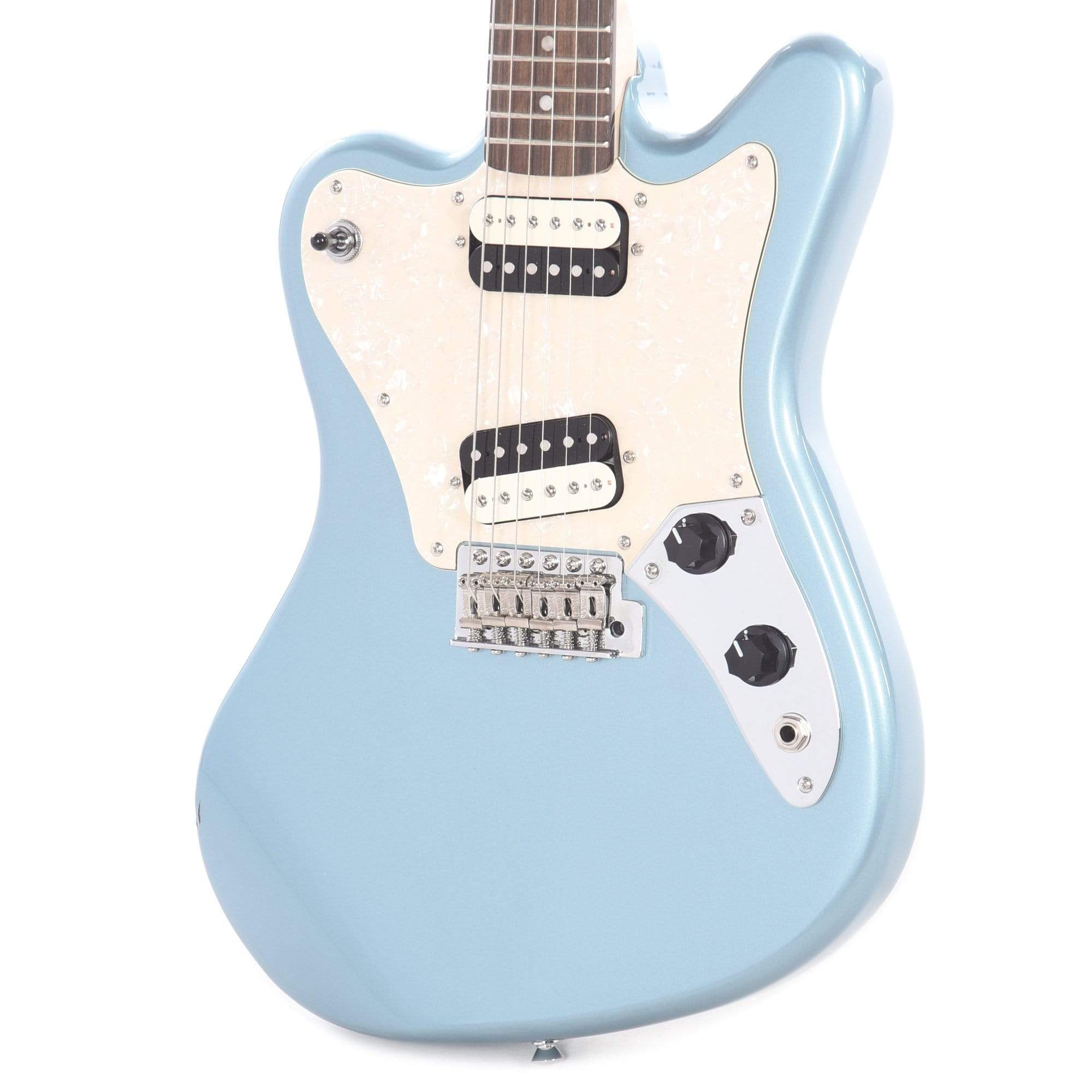 Squier Paranormal Super-Sonic Ice Blue Metallic Electric Guitars / Solid Body