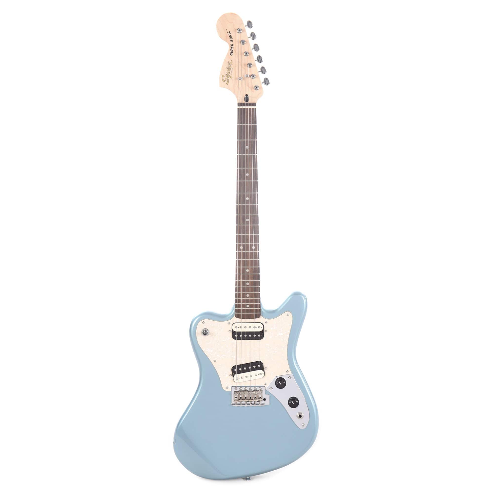 Squier Paranormal Super-Sonic Ice Blue Metallic Electric Guitars / Solid Body