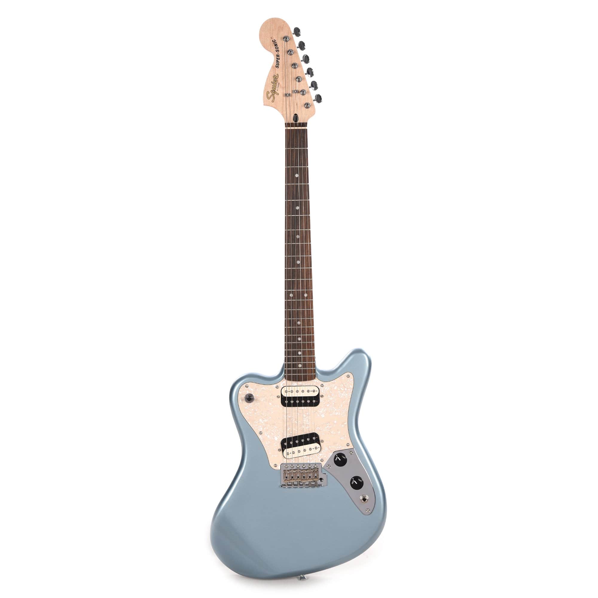 Squier Paranormal Super-Sonic Ice Blue Metallic Electric Guitars / Solid Body