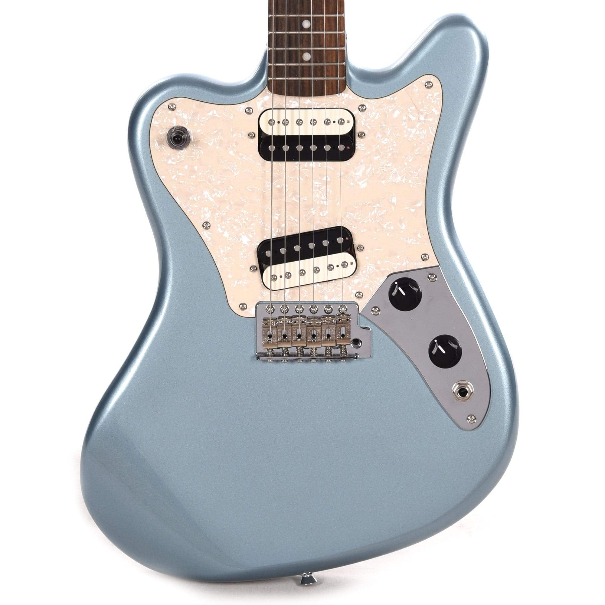 Squier Paranormal Super-Sonic Ice Blue Metallic Electric Guitars / Solid Body