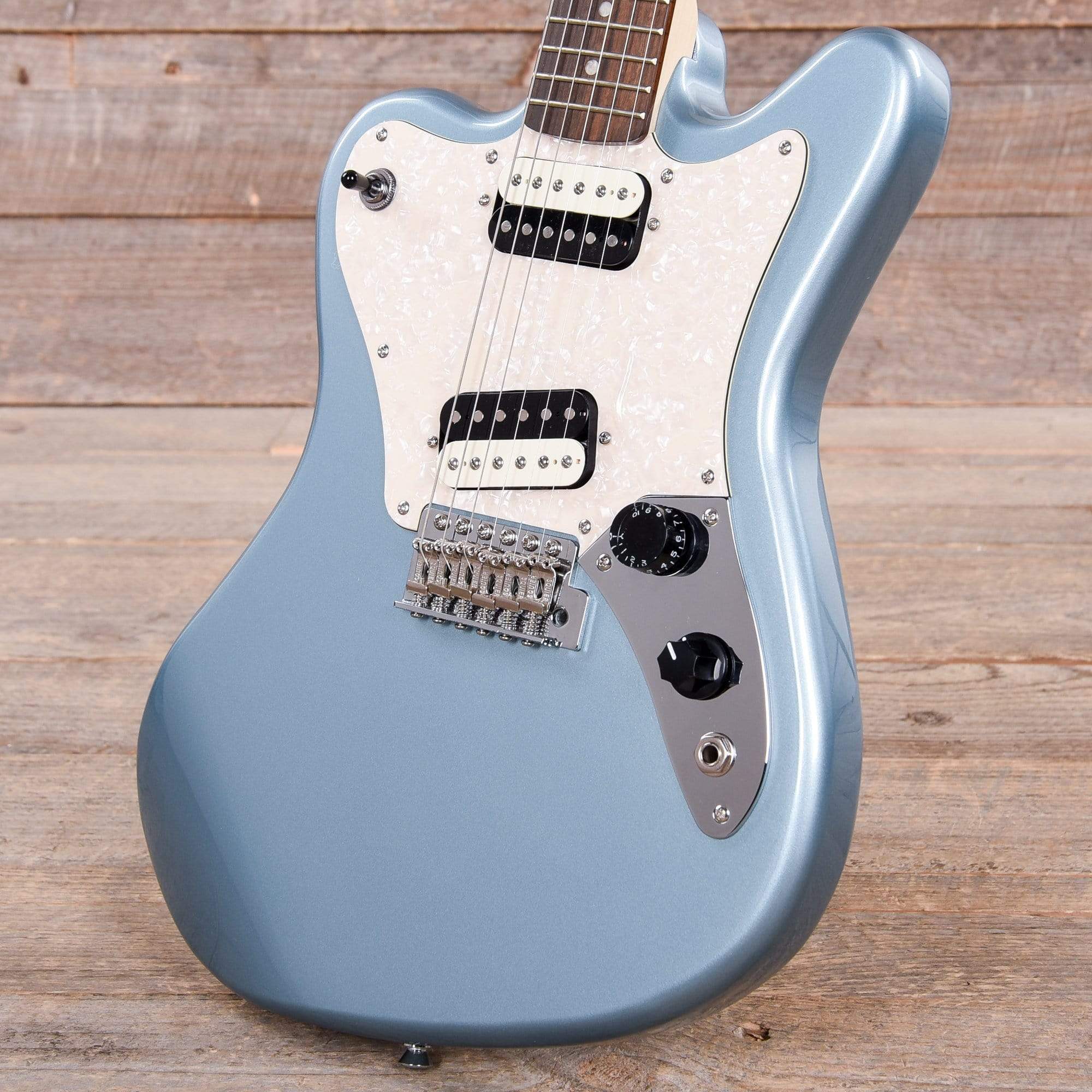 Squier Paranormal Super-Sonic Ice Blue Metallic Electric Guitars / Solid Body