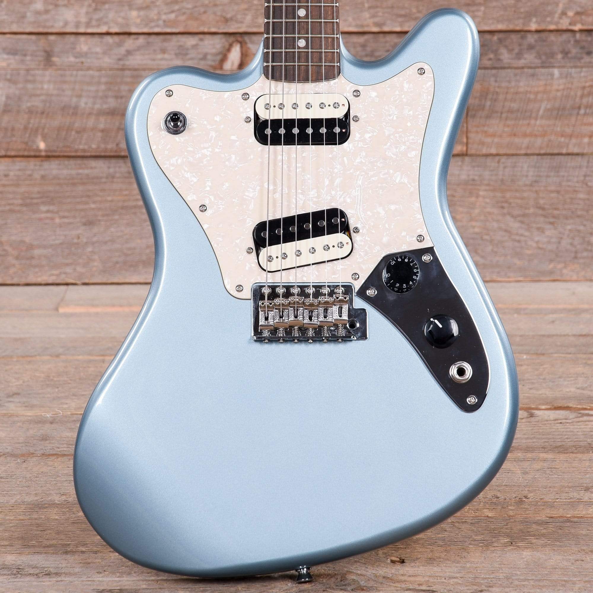 Squier Paranormal Super-Sonic Ice Blue Metallic Electric Guitars / Solid Body