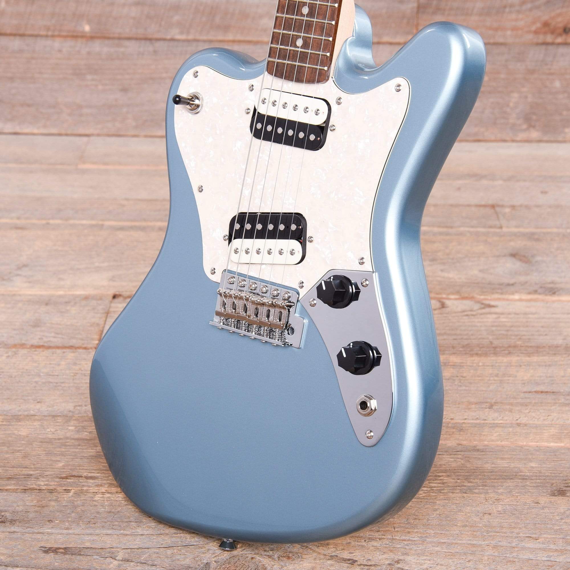 Squier Paranormal Super-Sonic Ice Blue Metallic Electric Guitars / Solid Body