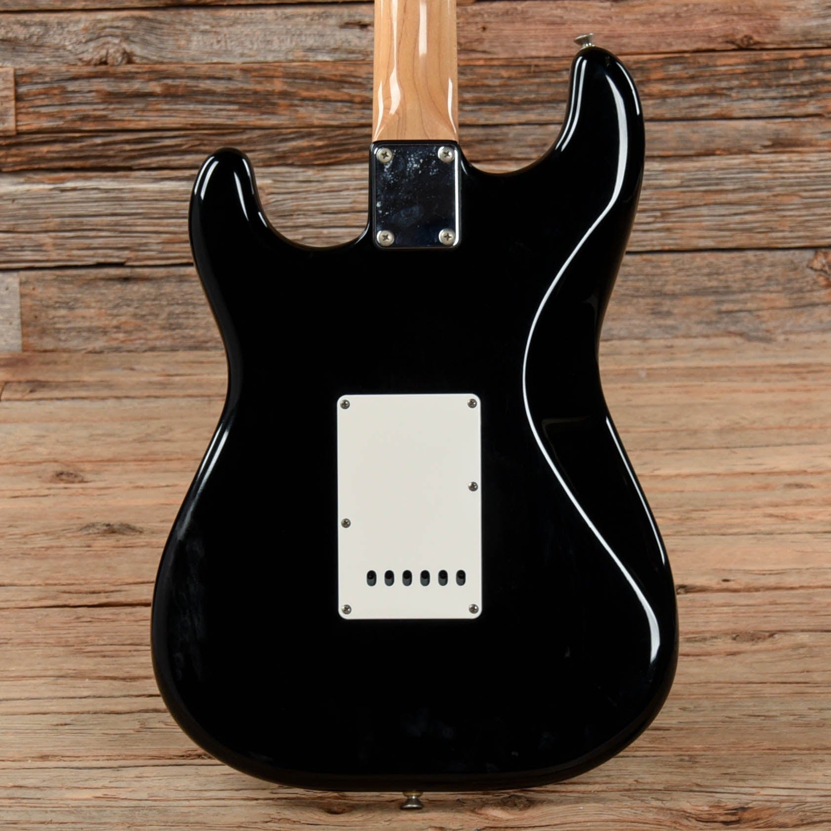 Squier Standard Stratocaster Black 1987 Electric Guitars / Solid Body