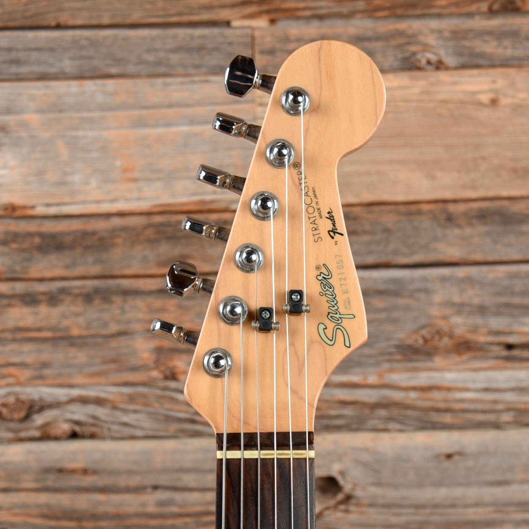 Squier Standard Stratocaster Black 1987 Electric Guitars / Solid Body