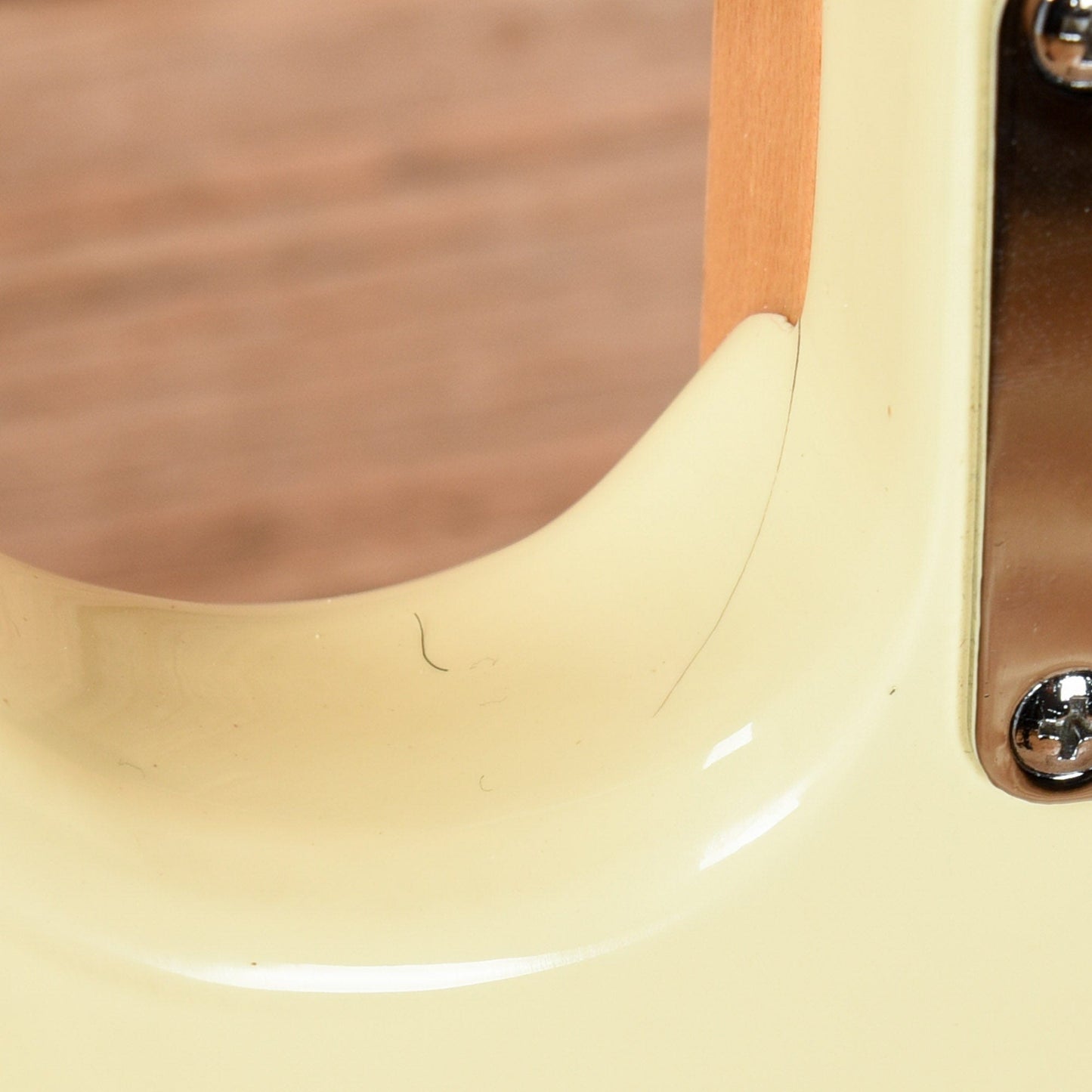 Squier Standard Stratocaster White 1989 Electric Guitars / Solid Body