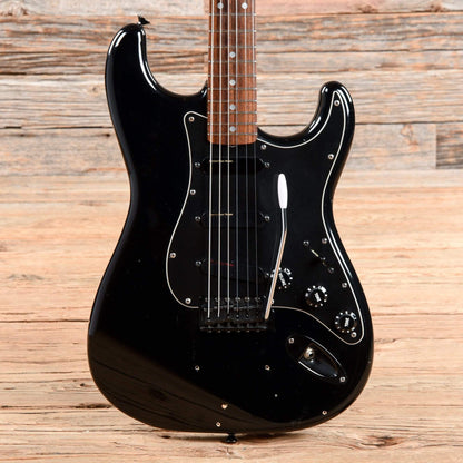 Squier Stratocaster Black 1983 Electric Guitars / Solid Body