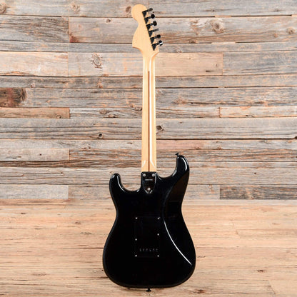 Squier Stratocaster Black 1983 Electric Guitars / Solid Body