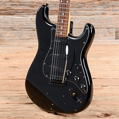 Squier Stratocaster Black 1983 Electric Guitars / Solid Body