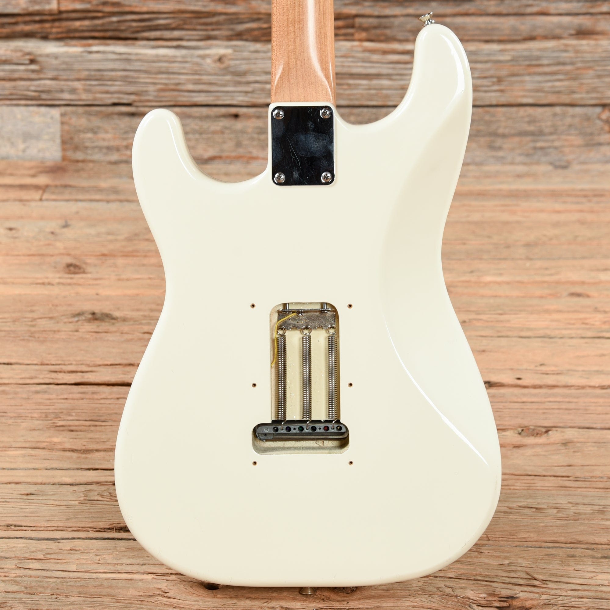 Squier Stratocaster Olympic White 1989 Electric Guitars / Solid Body