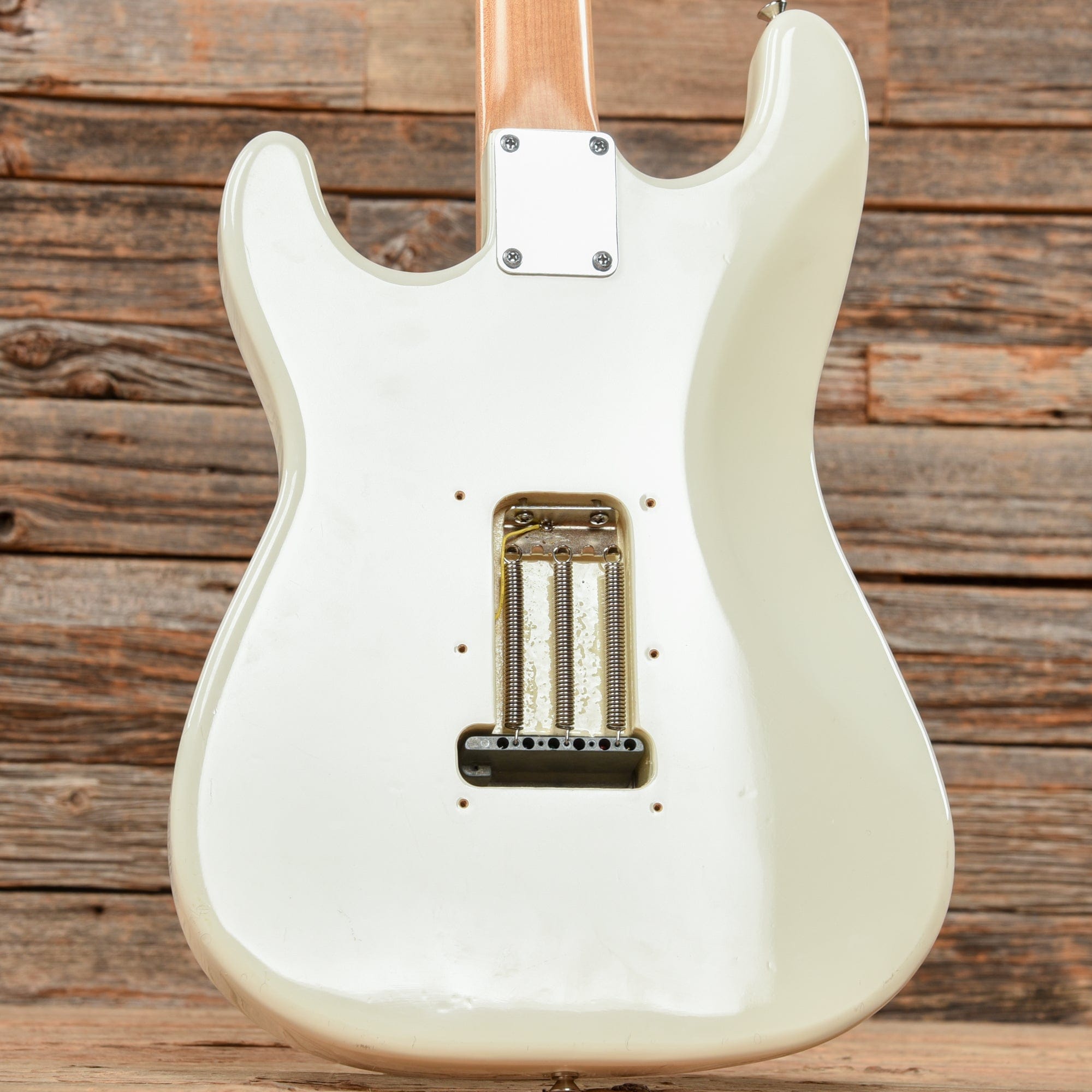 Squier Stratocaster Olympic White 1989 Electric Guitars / Solid Body