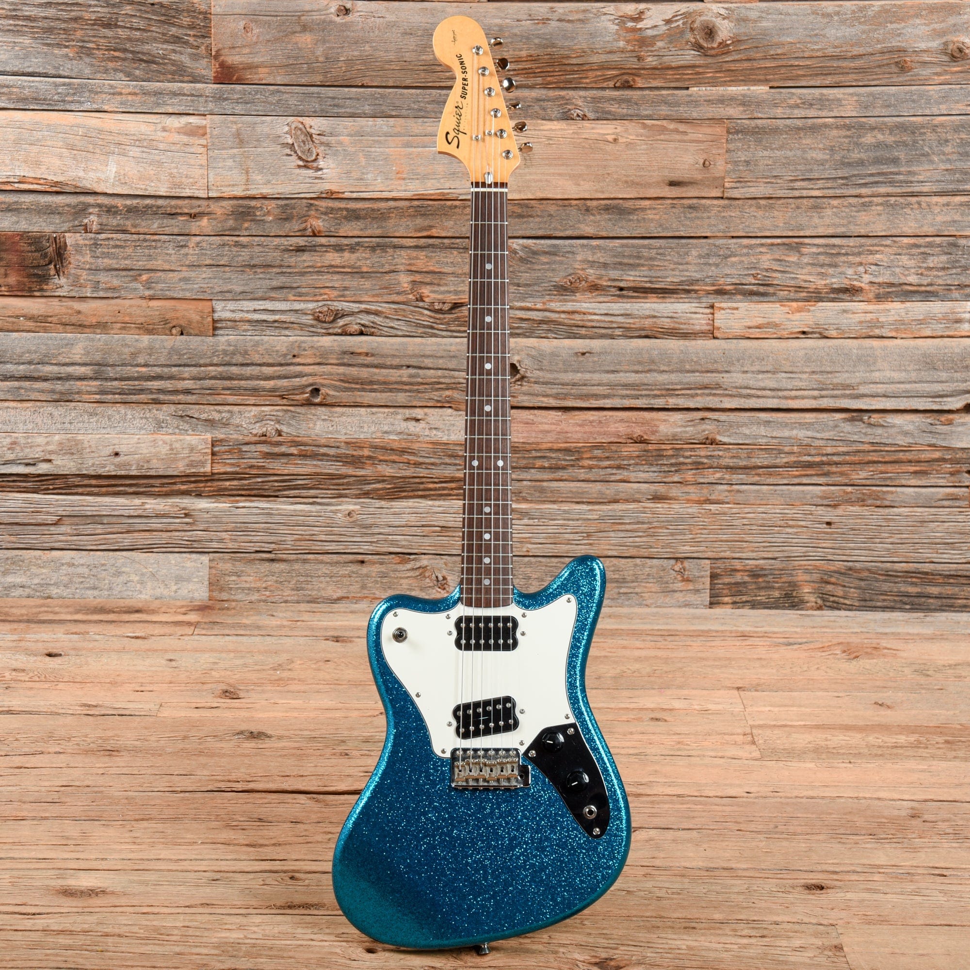 Squier Super-Sonic Blue Sparkle 1997 – Chicago Music Exchange