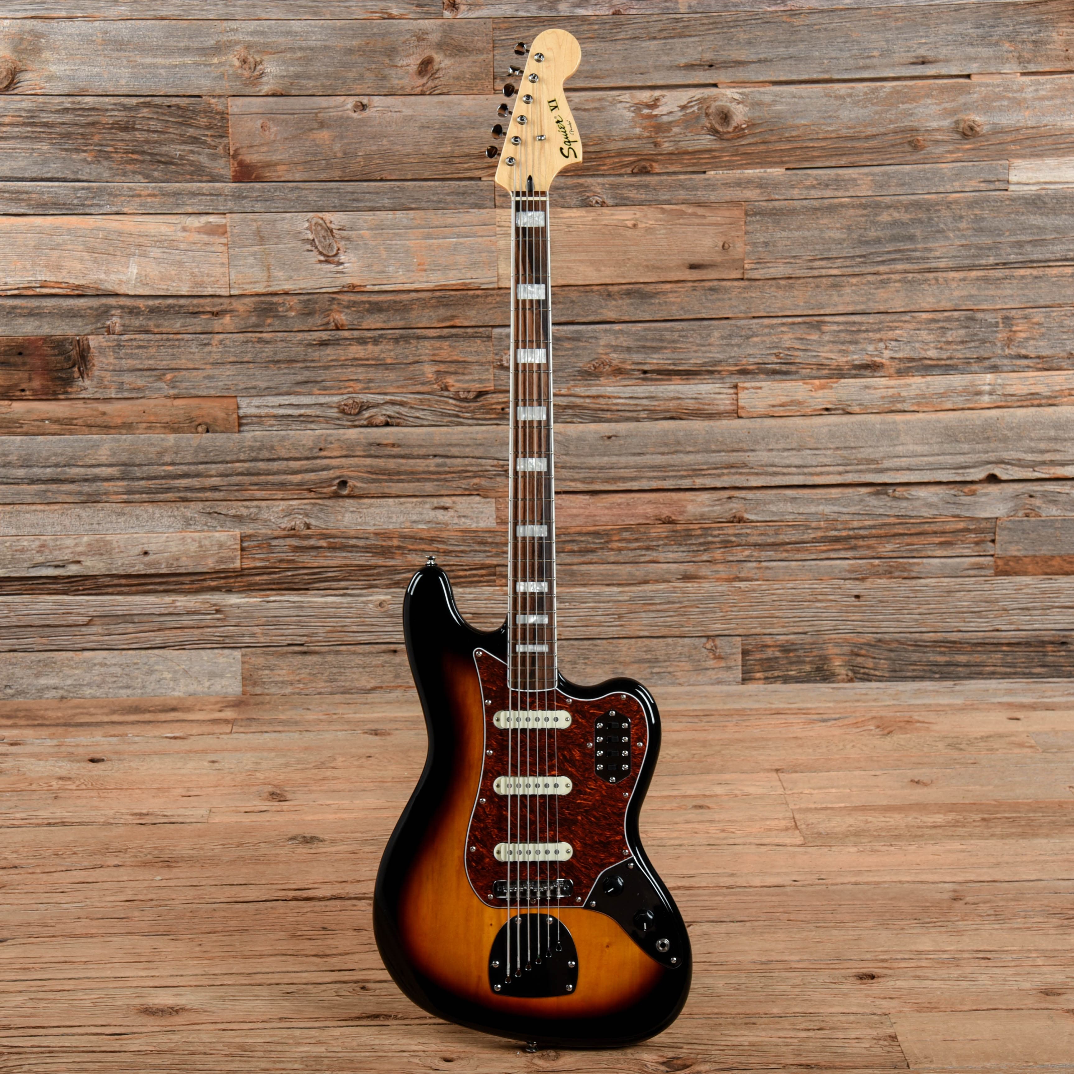 Squier Vintage Modified Bass VI 3-Tone Sunburst 2017 Electric Guitars / Solid Body