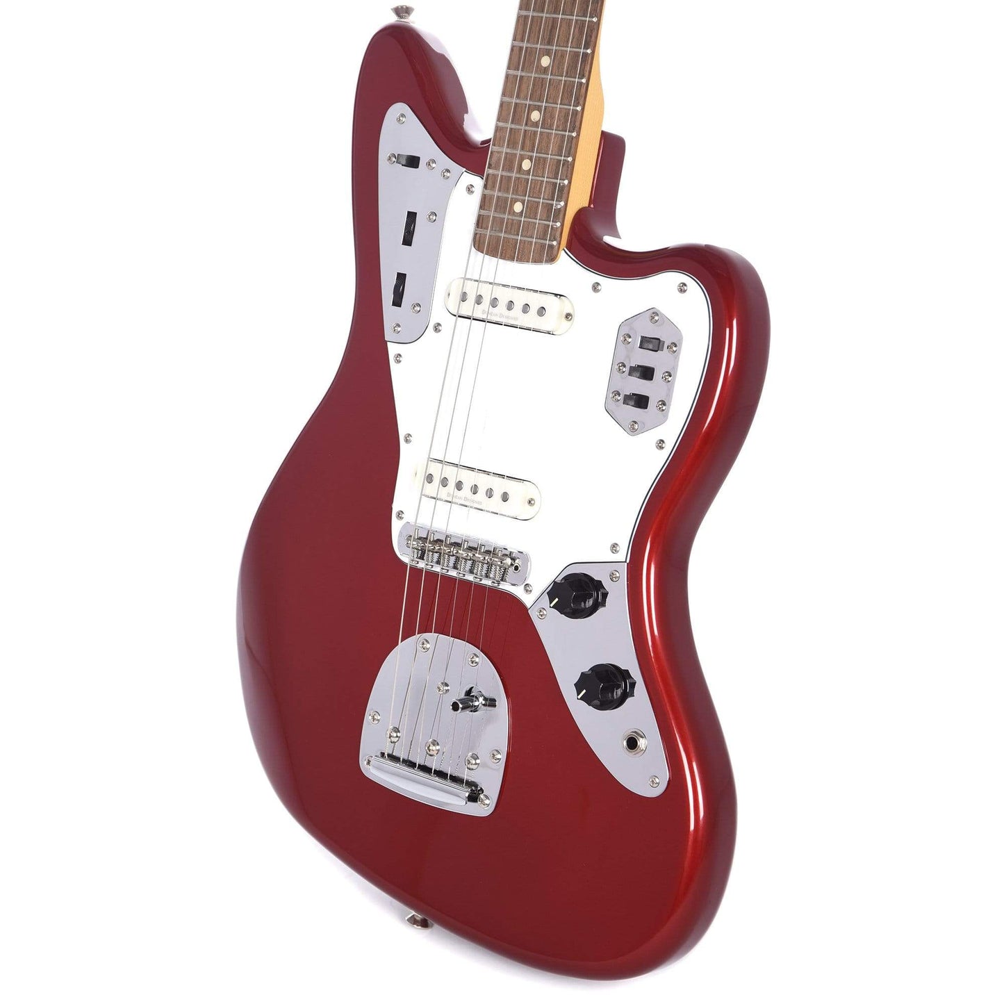 Squier Vintage Modified Jaguar Candy Apple Red w/Fender Gig Bag, Stand, Cable, Tuner, Picks and Strings Electric Guitars / Solid Body