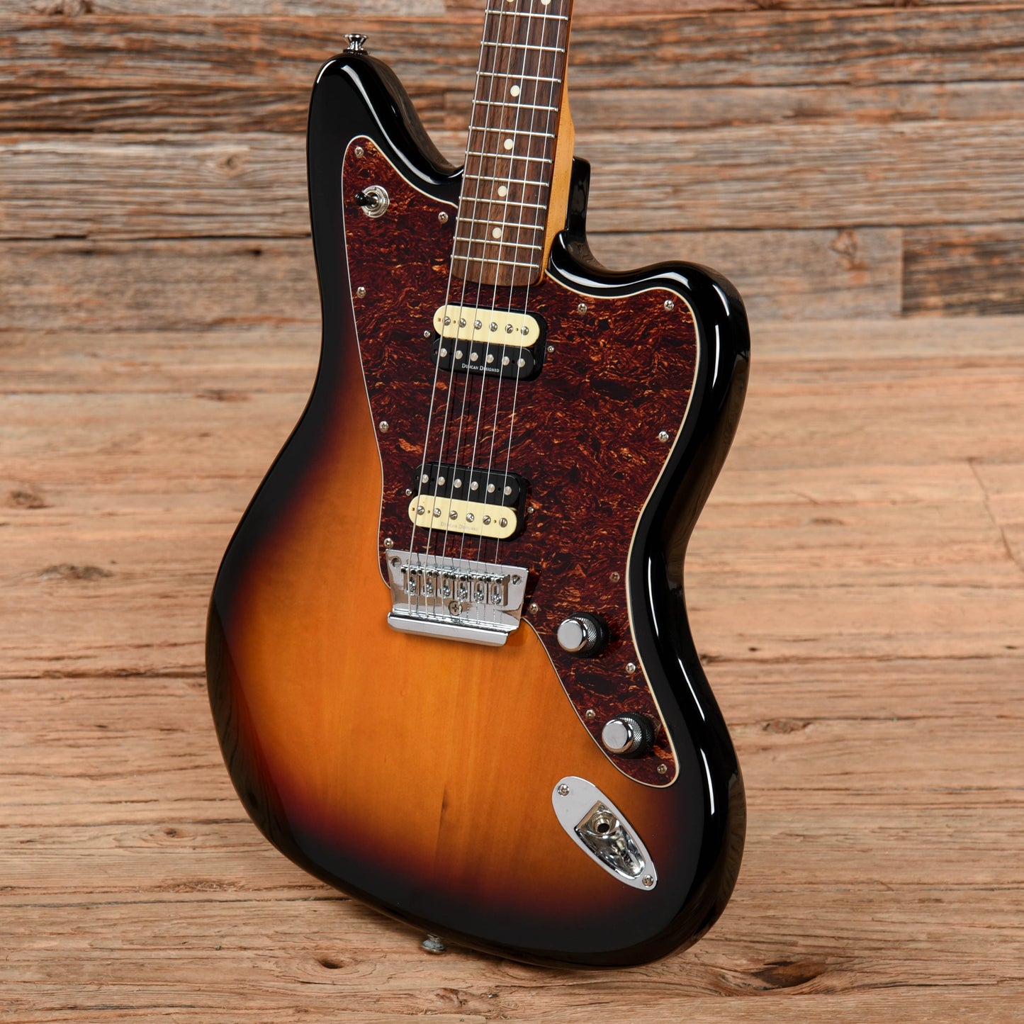 Squier Vintage Modified Jaguar HH Sunburst 2010 Electric Guitars / Solid Body