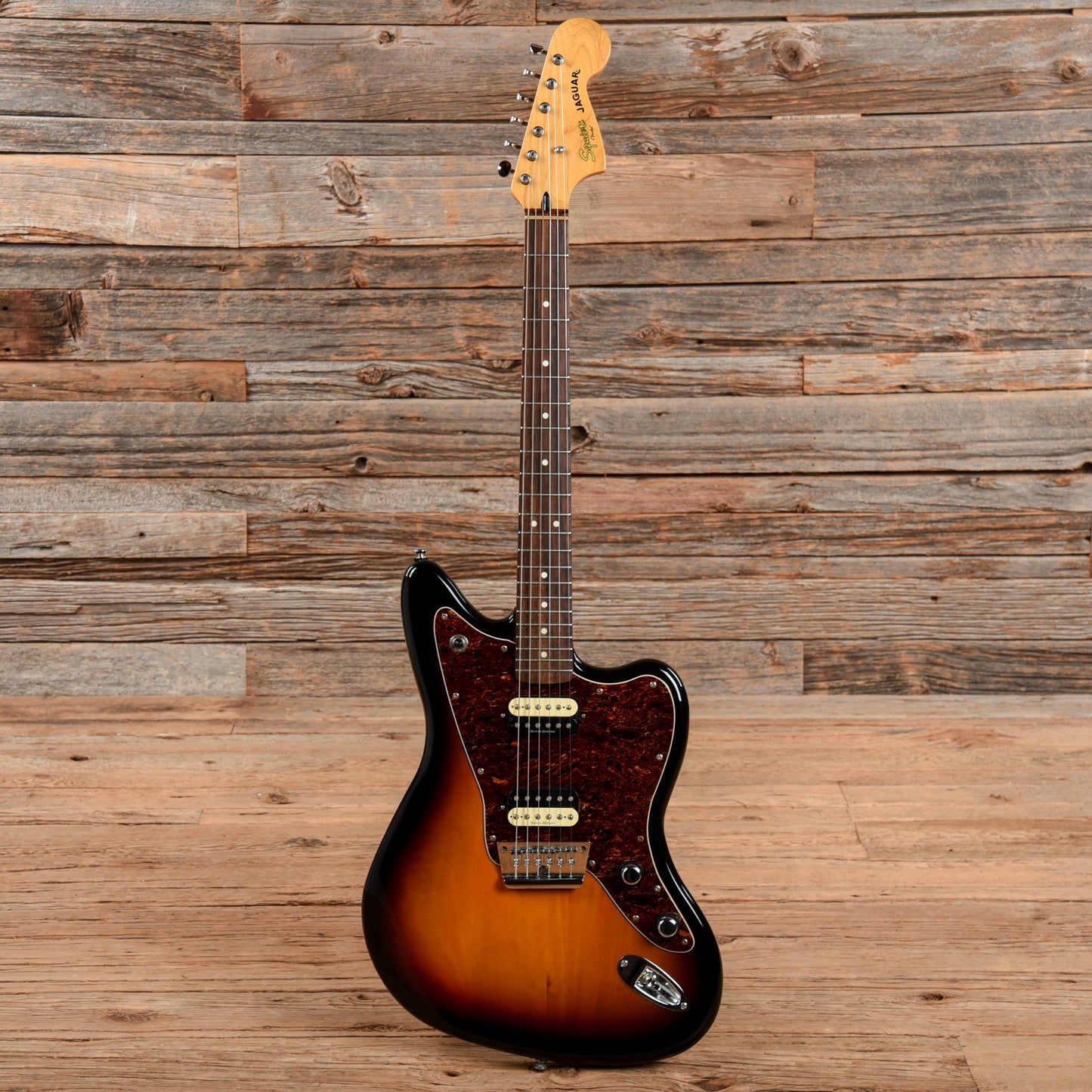 Squier Vintage Modified Jaguar HH Sunburst 2010 Electric Guitars / Solid Body