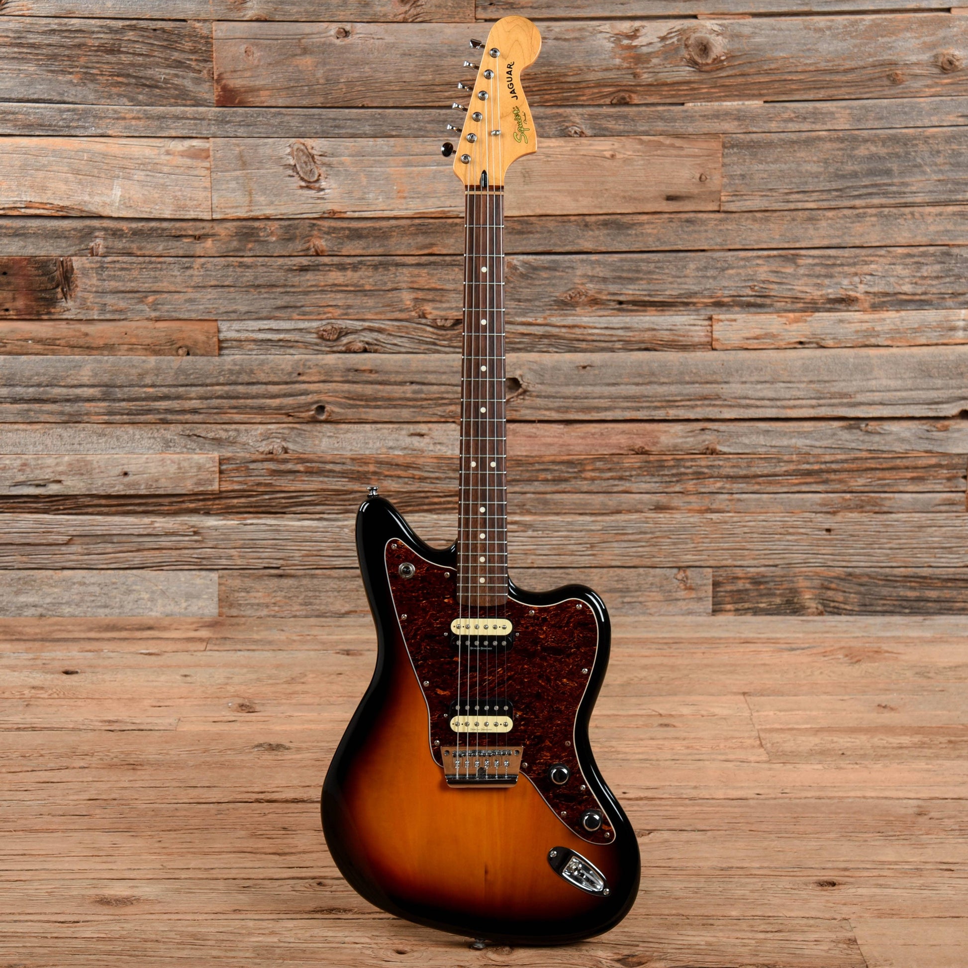 Squier Vintage Modified Jaguar HH Sunburst 2010 Electric Guitars / Solid Body