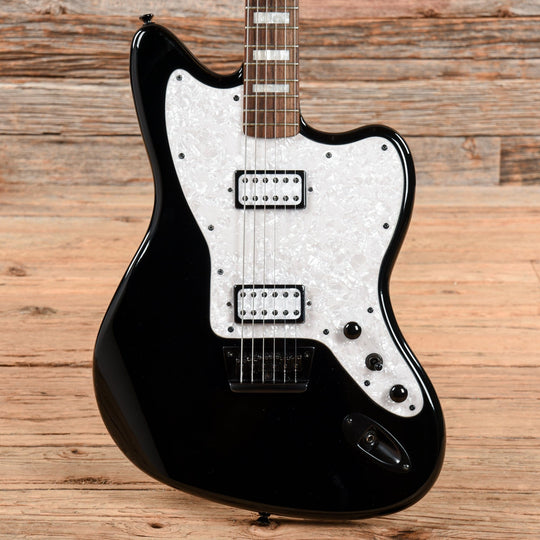 Squier Vintage Modified Jazzmaster Baritone Black Electric Guitars / Solid Body