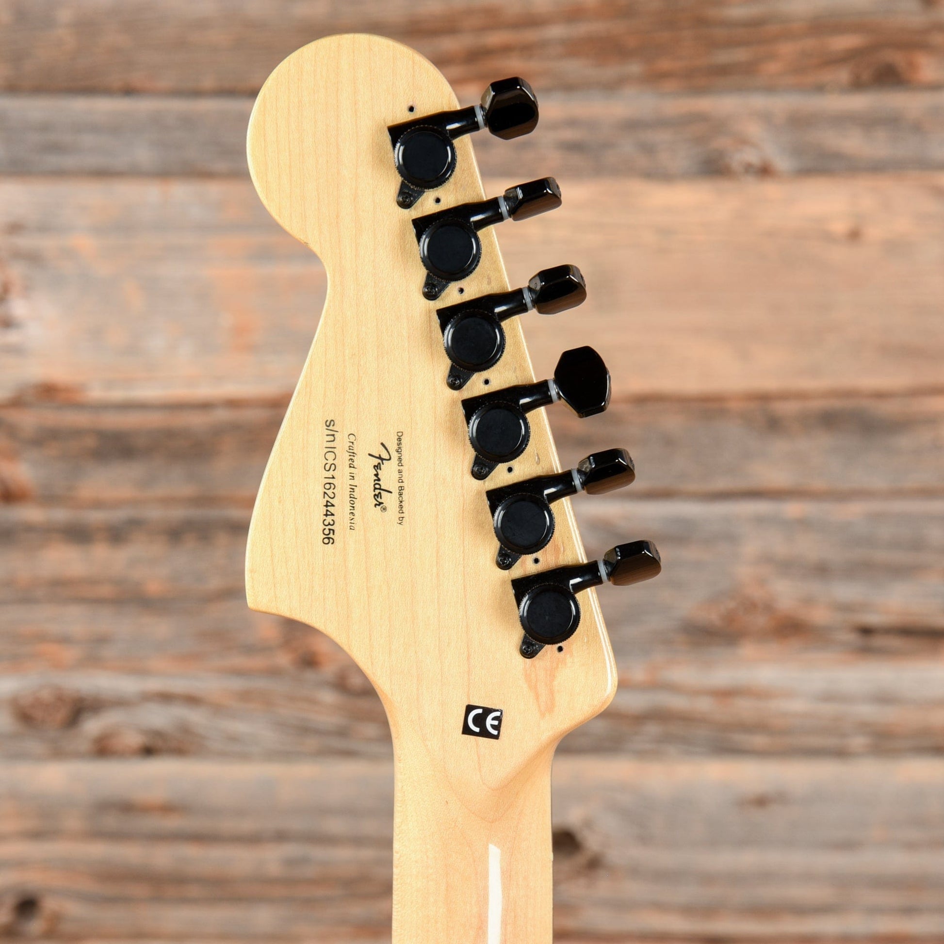 Squier Vintage Modified Jazzmaster Baritone Black Electric Guitars / Solid Body