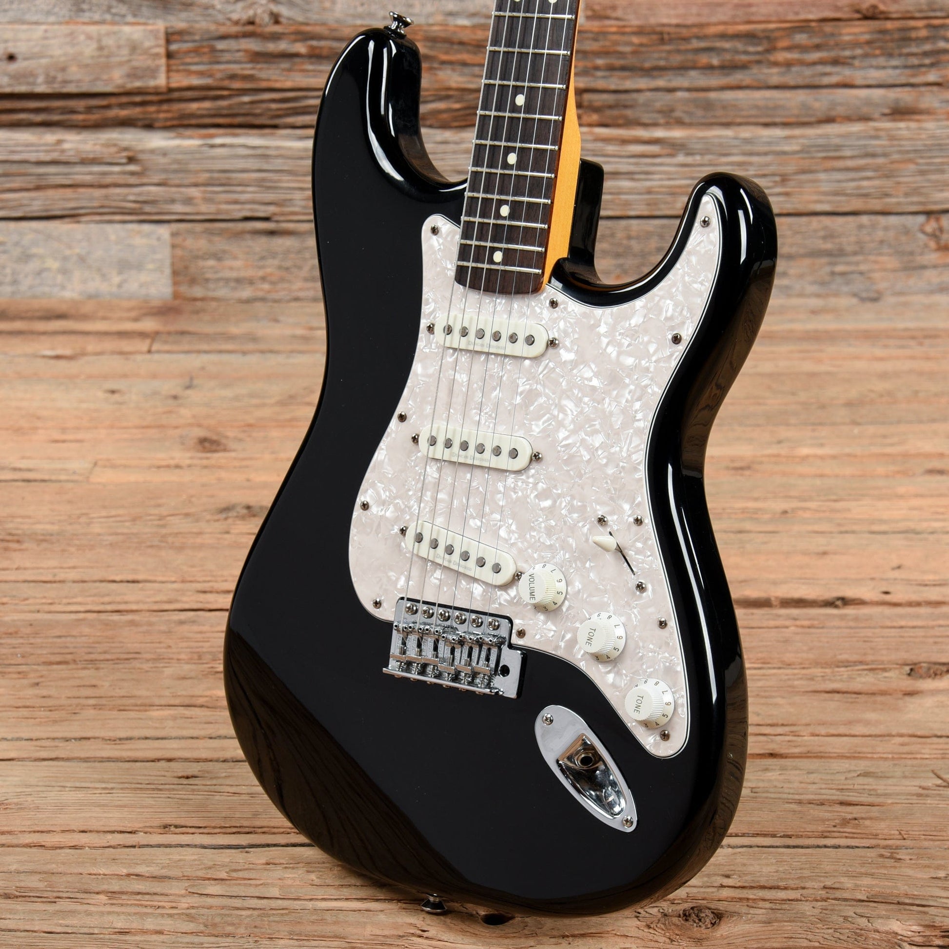 Squier Vintage Modified Stratocaster Black 2012 Electric Guitars / Solid Body