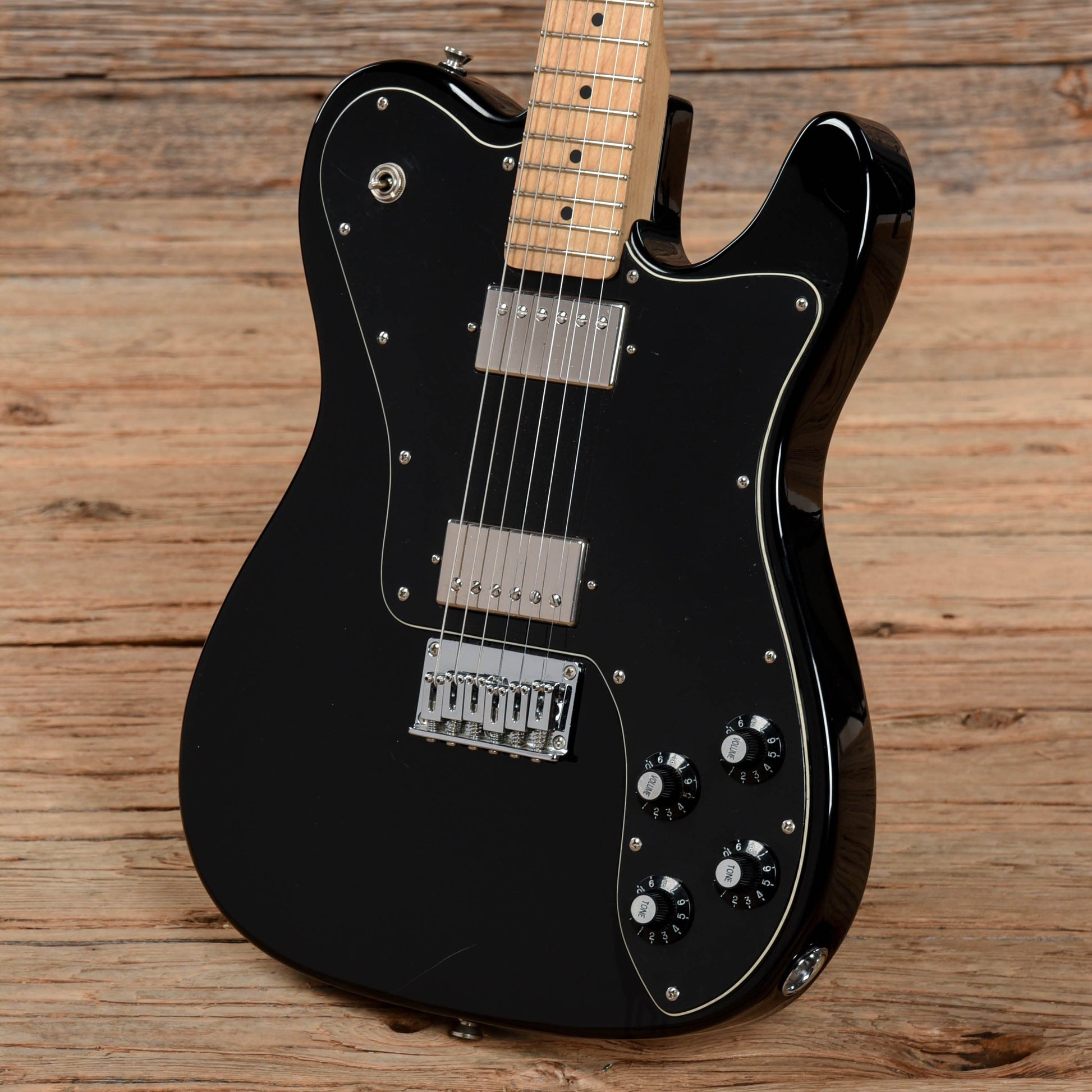 Squier Vintage Modified Telecaster Custom HH Black 2005 Electric Guitars / Solid Body