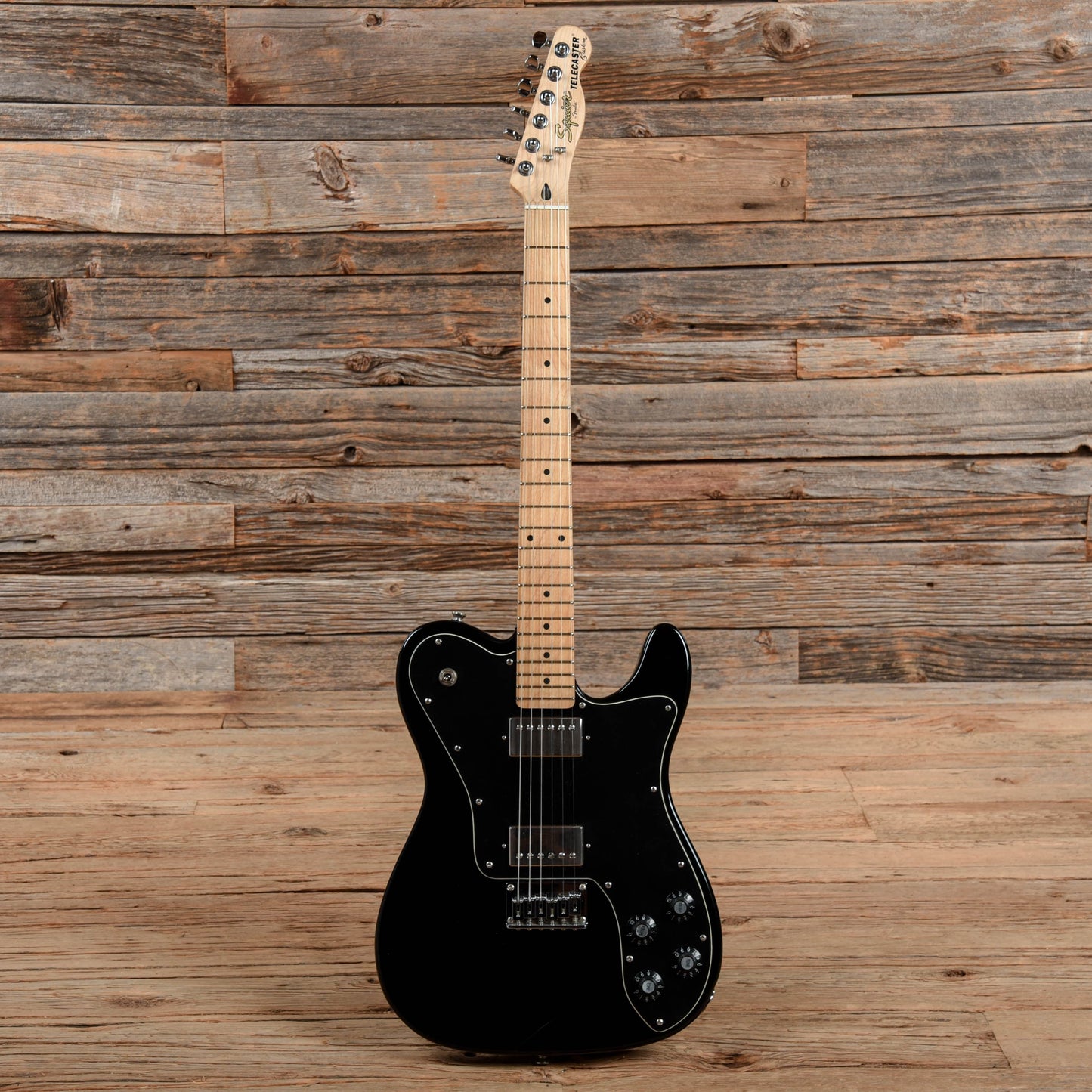 Squier Vintage Modified Telecaster Custom HH Black 2005 Electric Guitars / Solid Body