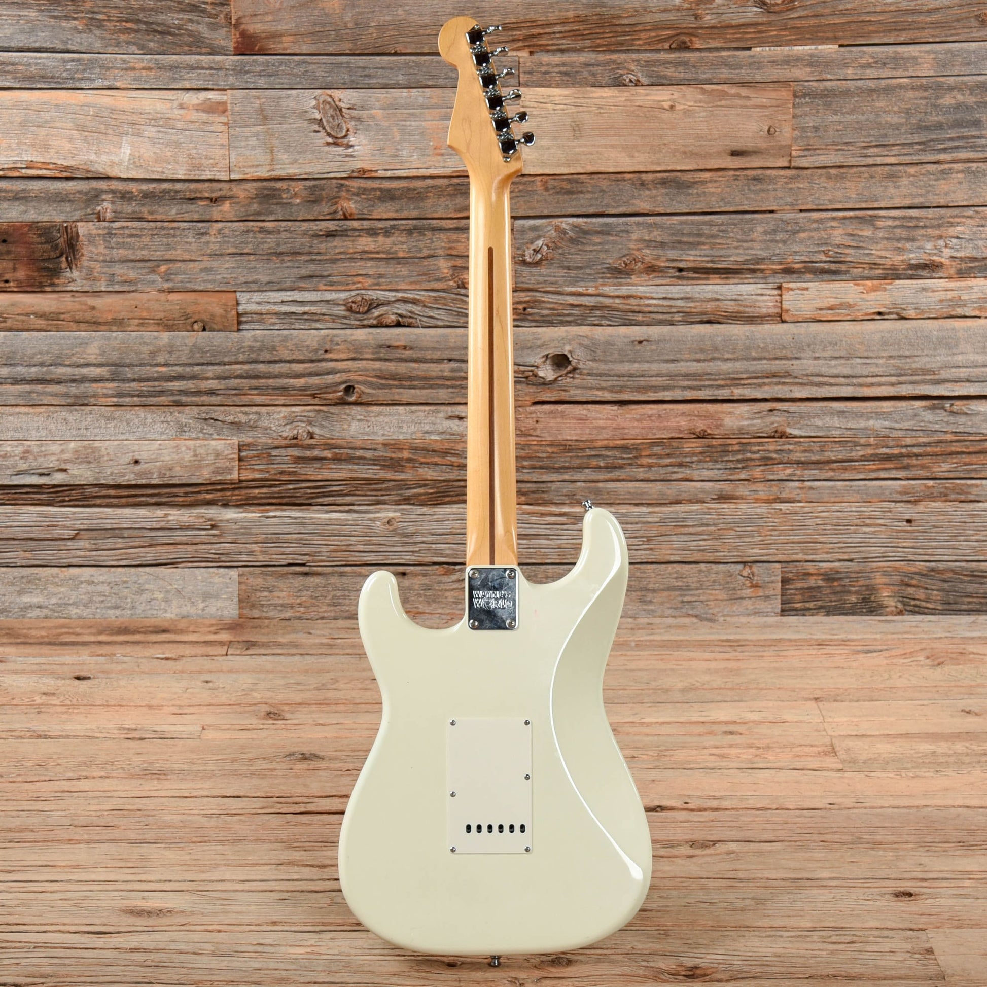 Squier Wayne's World Stratocaster Olympic White 1992 Electric Guitars / Solid Body