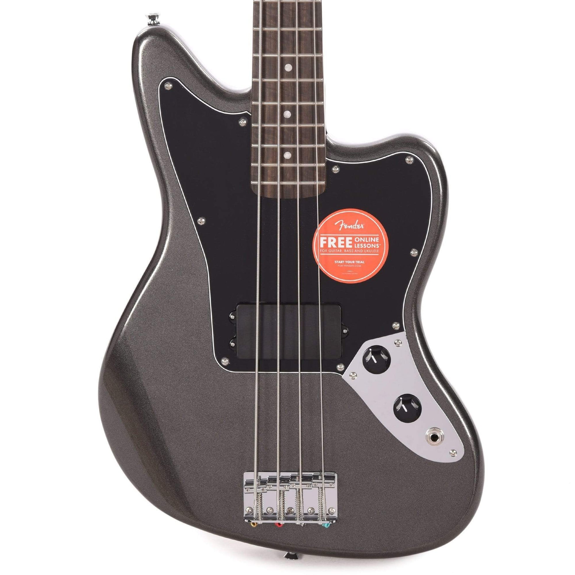 Squier Affinity Jaguar Bass H Charcoal Frost Metallic