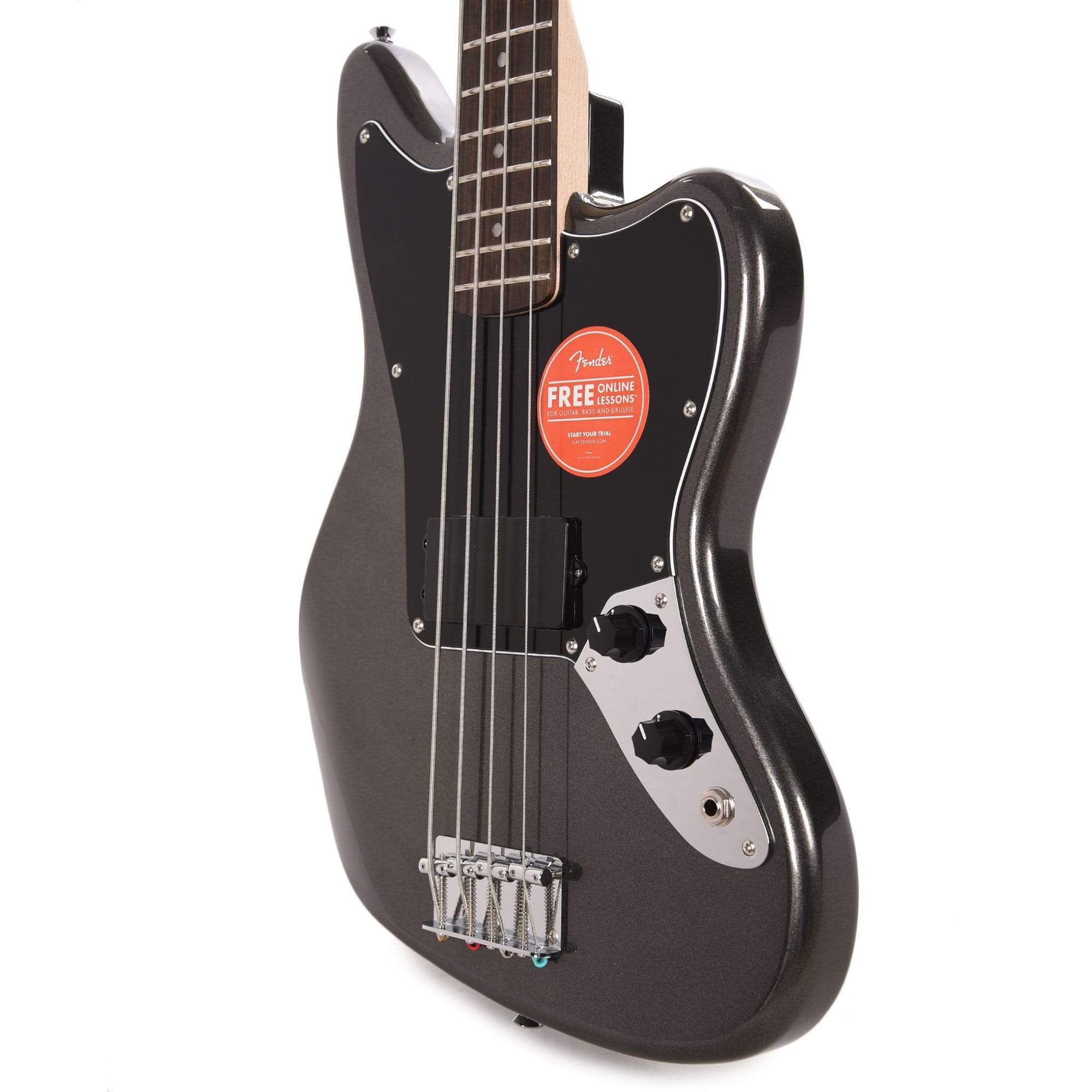 Squier Affinity Jaguar Bass H Charcoal Frost Metallic