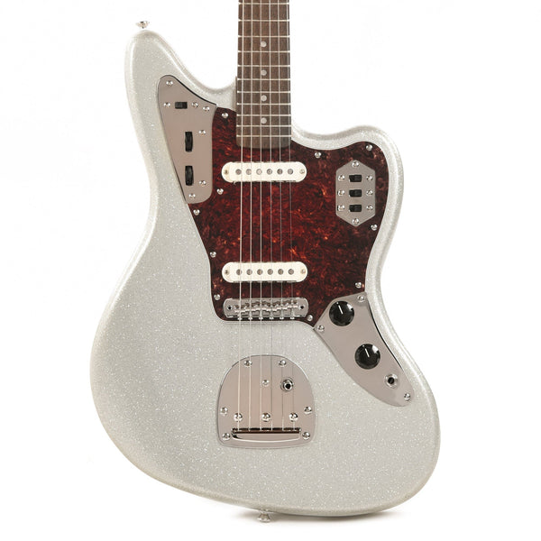 Squier Classic Vibe '60s Jaguar Silver Sparkle w/Matching
