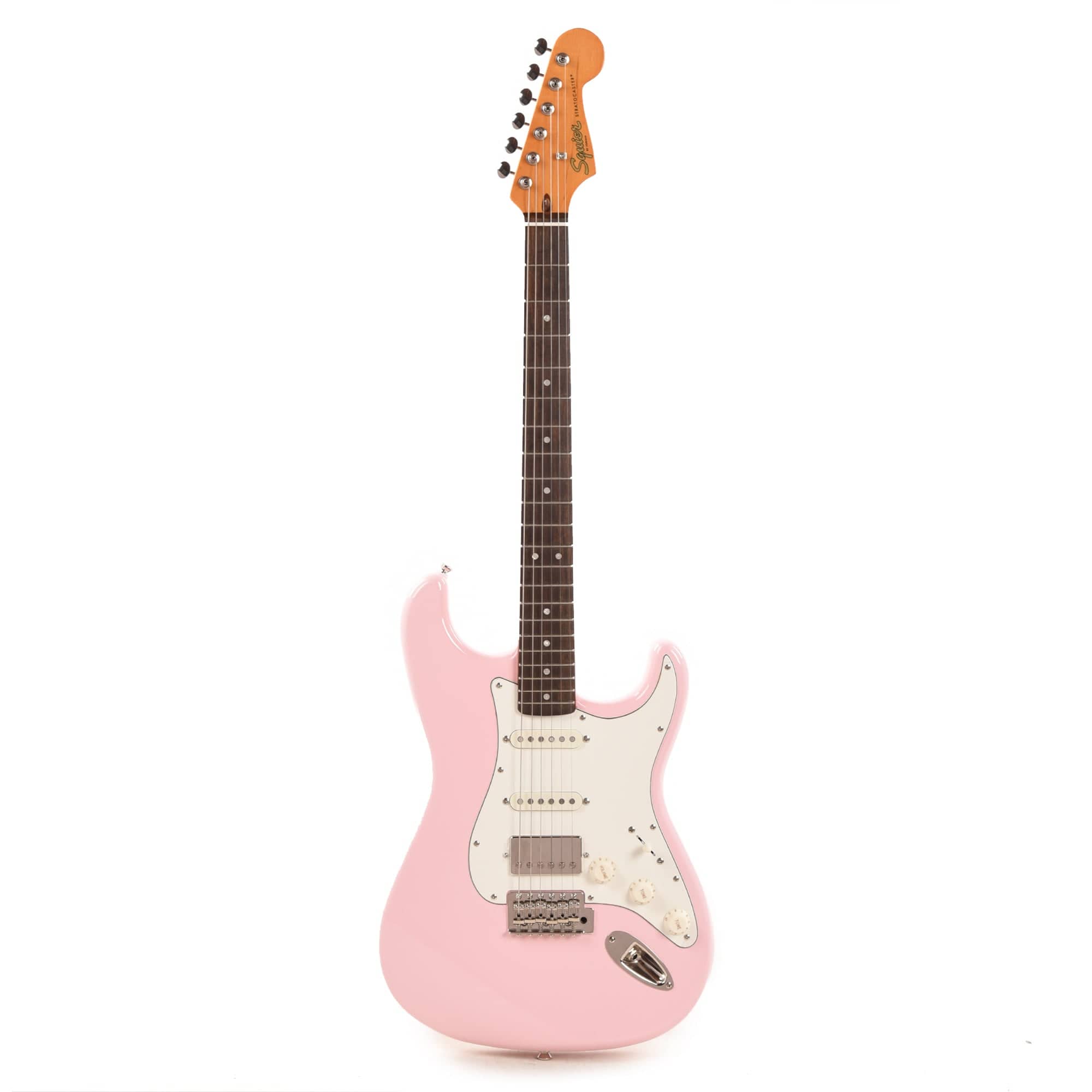 Squier Classic Vibe 60s Stratocaster HSS Shell Pink 3-Ply Parchment