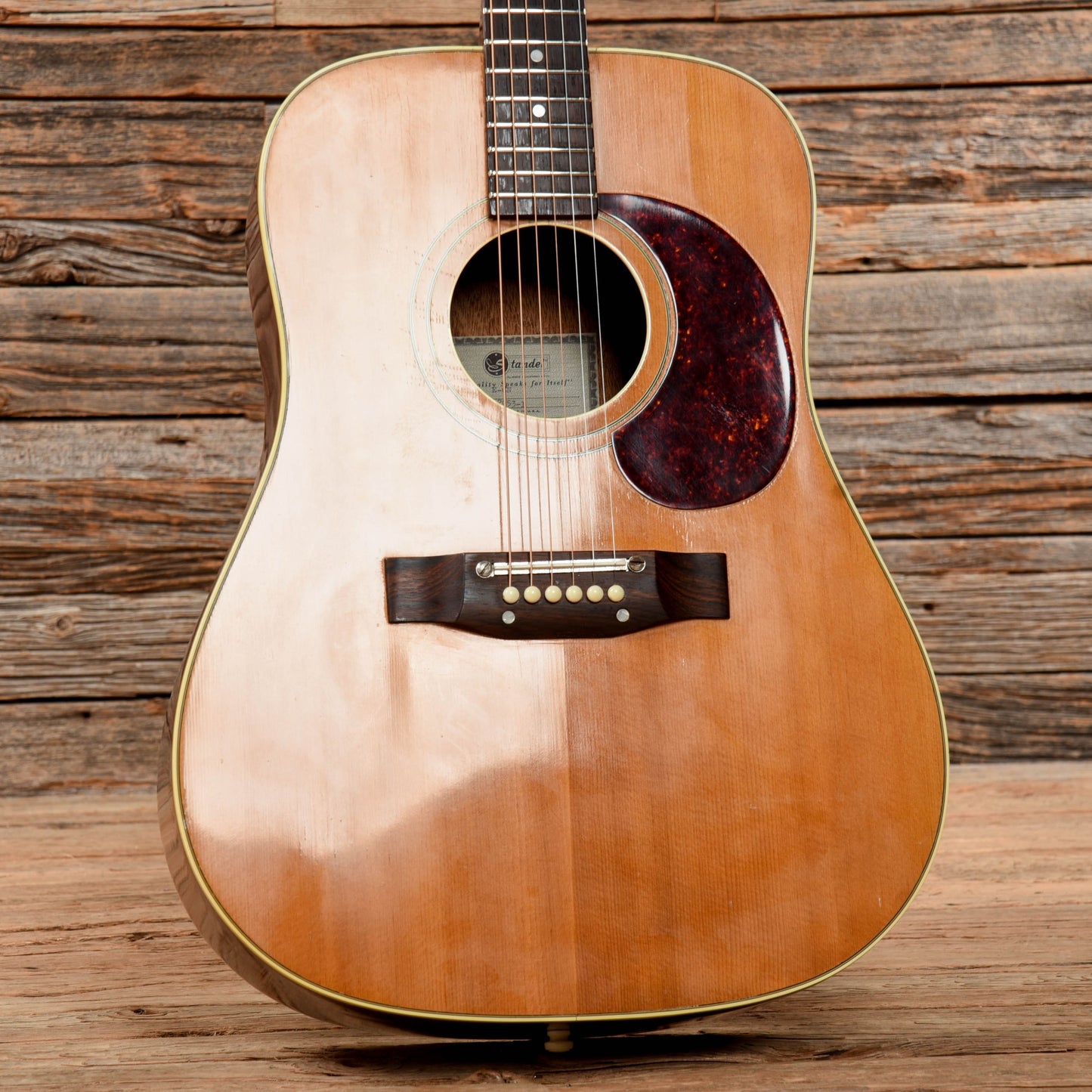 Standel E-6N Natural 1960s Acoustic Guitars / Dreadnought