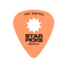 Star Picks Original Orange 0.60mm (12 pack) Accessories / Picks
