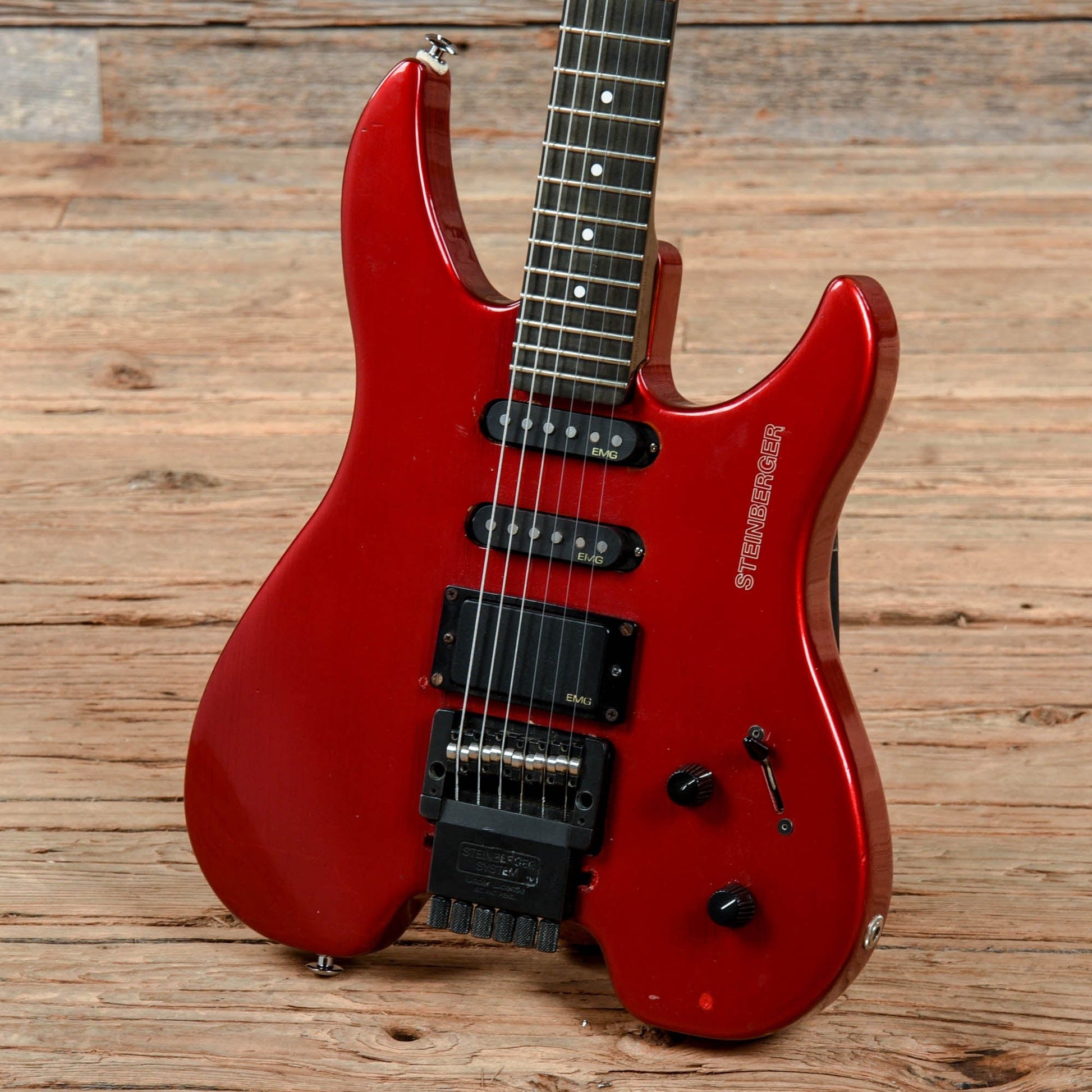 Steinberger GR4R Metallic Red 1980s Electric Guitars / Solid Body