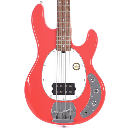 Sterling by Music Man S.U.B. Series StingRay Fiesta Red w/Guitar Stand, Tuner and 10' Cable Bundle Bass Guitars / 4-String