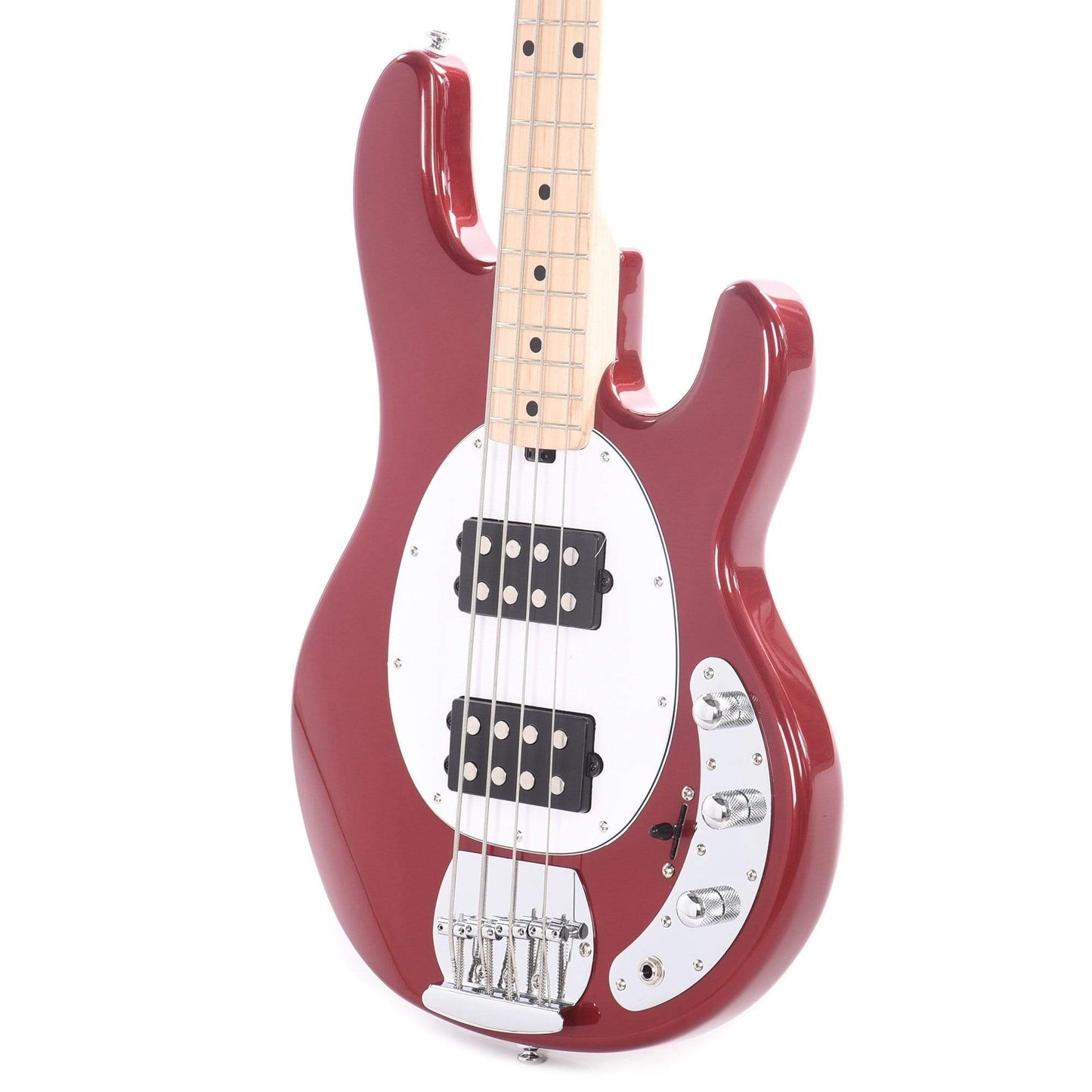 Sterling by Music Man S.U.B. Series StingRay HH Candy Apple Red Bass Guitars / 4-String