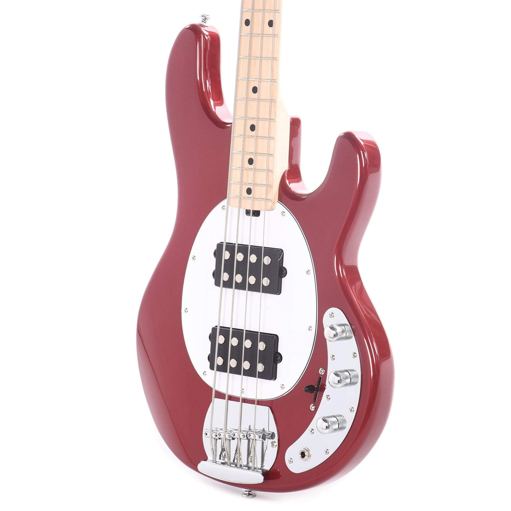 Sterling by Music Man S.U.B. Series StingRay HH Candy Apple Red Bass Guitars / 4-String