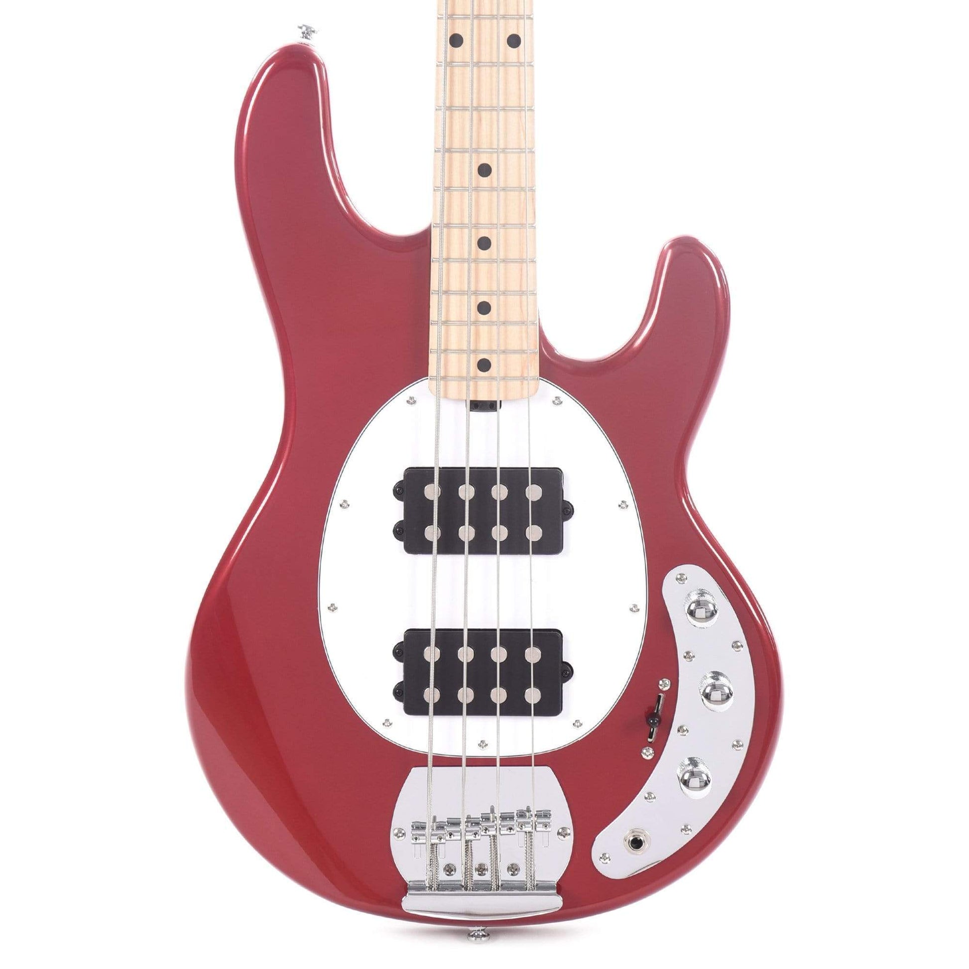 Sterling by Music Man S.U.B. Series StingRay HH Candy Apple Red Bass Guitars / 4-String