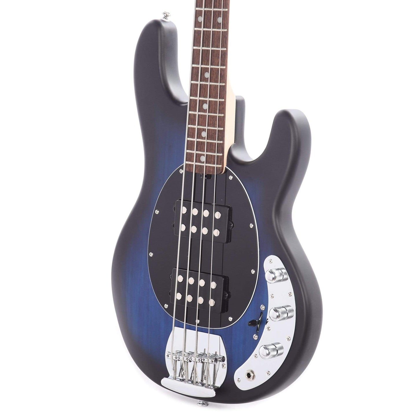 Sterling by Music Man S.U.B. Series StingRay HH Pacifc Blue Burst Satin Bass Guitars / 4-String