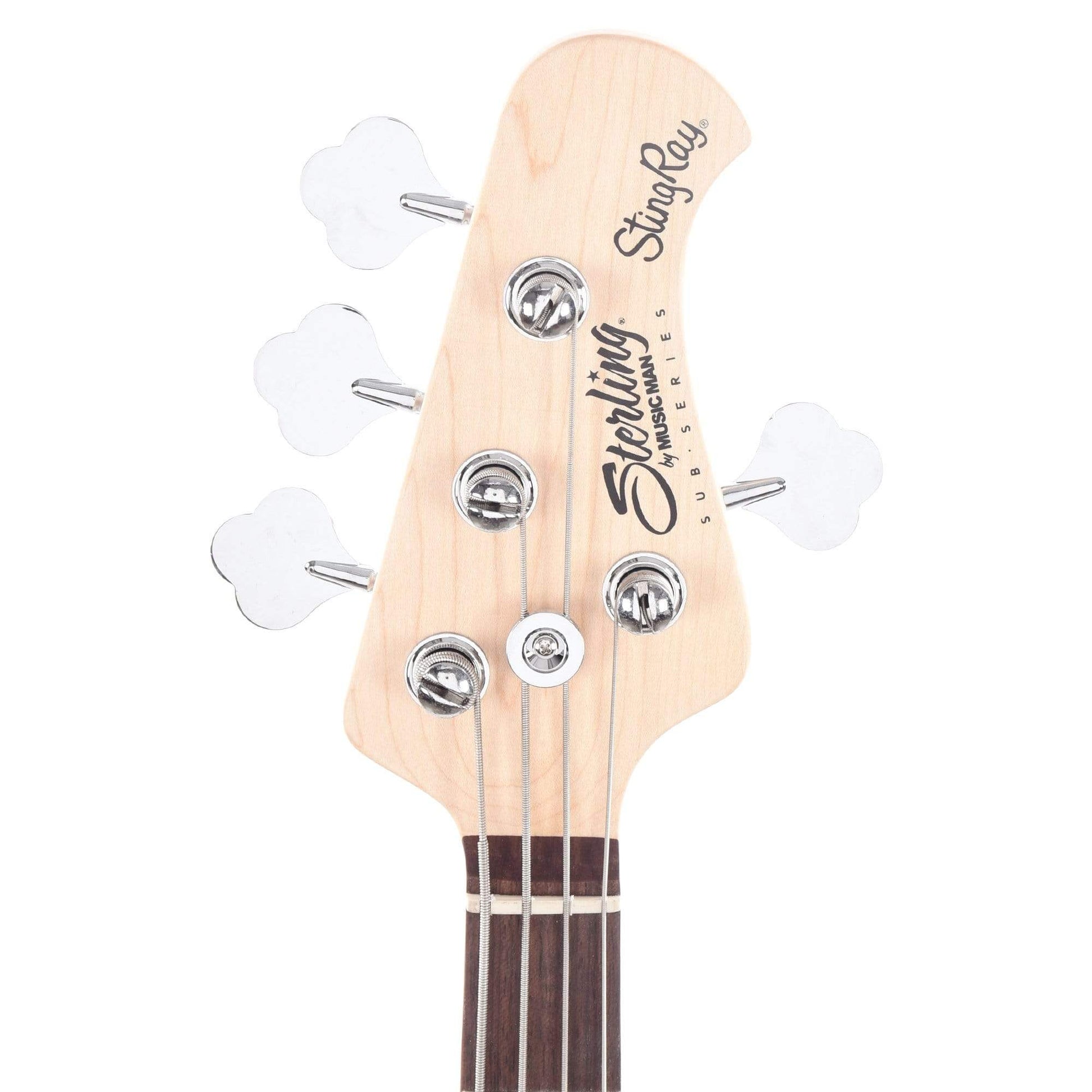 Sterling by Music Man S.U.B. Series StingRay HH Pacifc Blue Burst Satin Bass Guitars / 4-String