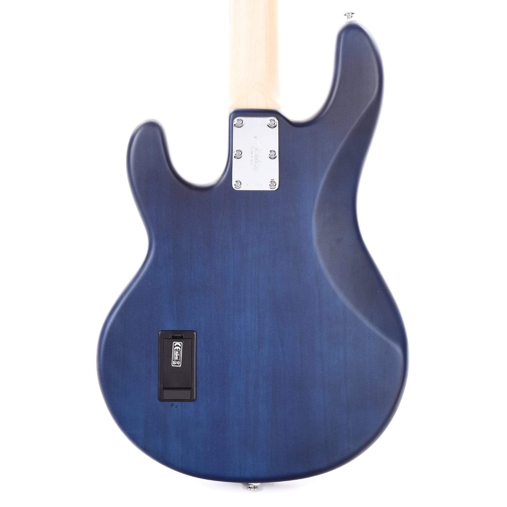 Sterling by Music Man S.U.B. Series StingRay Trans Blue Satin Bass Guitars / 4-String
