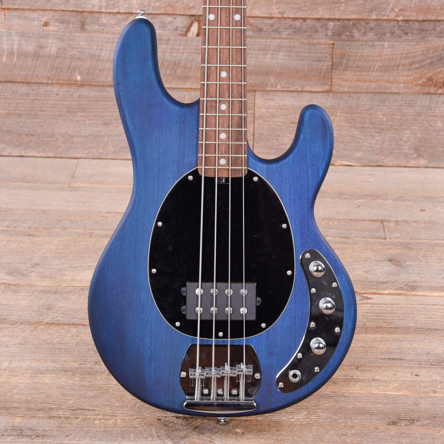 Sterling by Music Man S.U.B. Series StingRay Trans Blue Satin Bass Guitars / 4-String