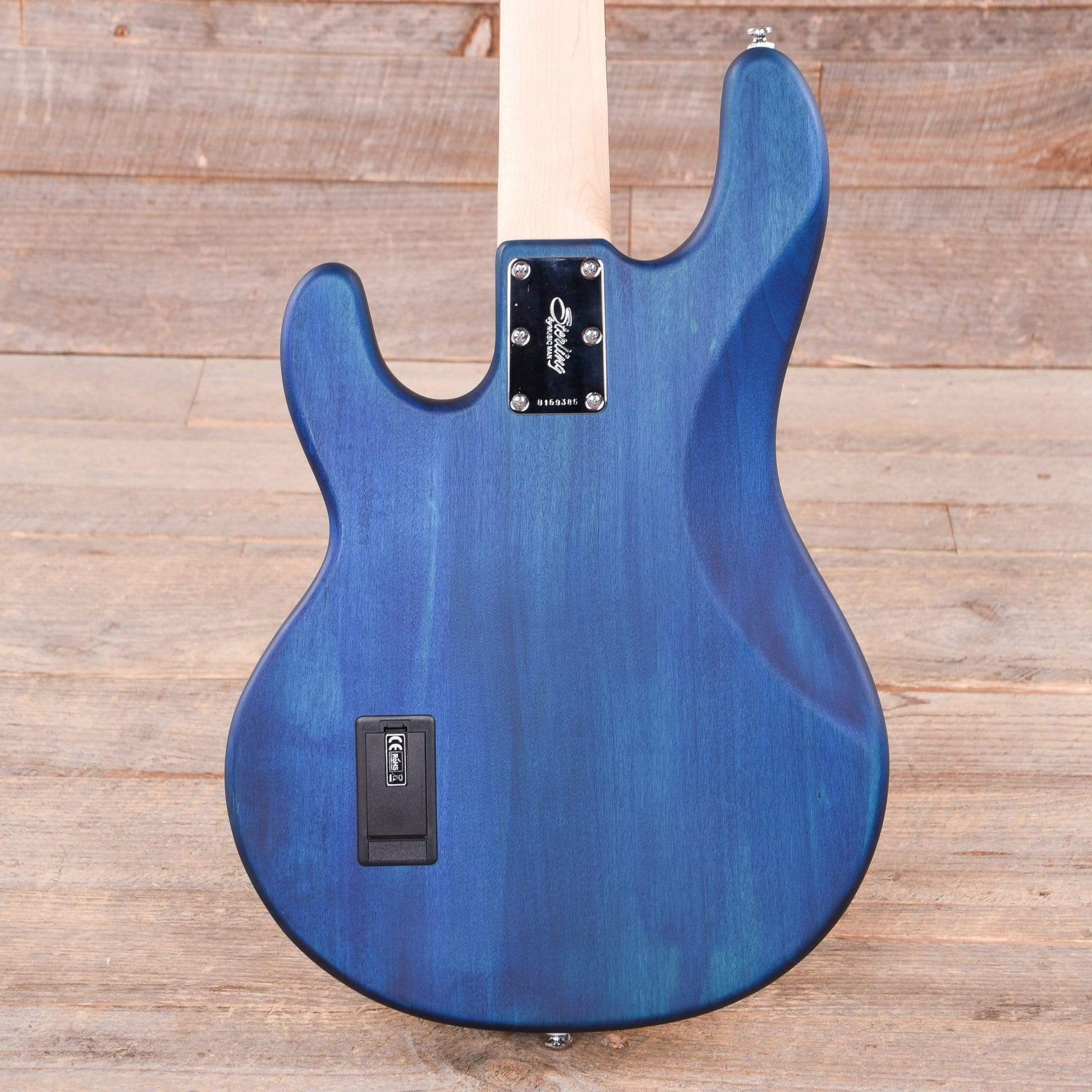 Sterling by Music Man S.U.B. Series StingRay Trans Blue Satin Bass Guitars / 4-String