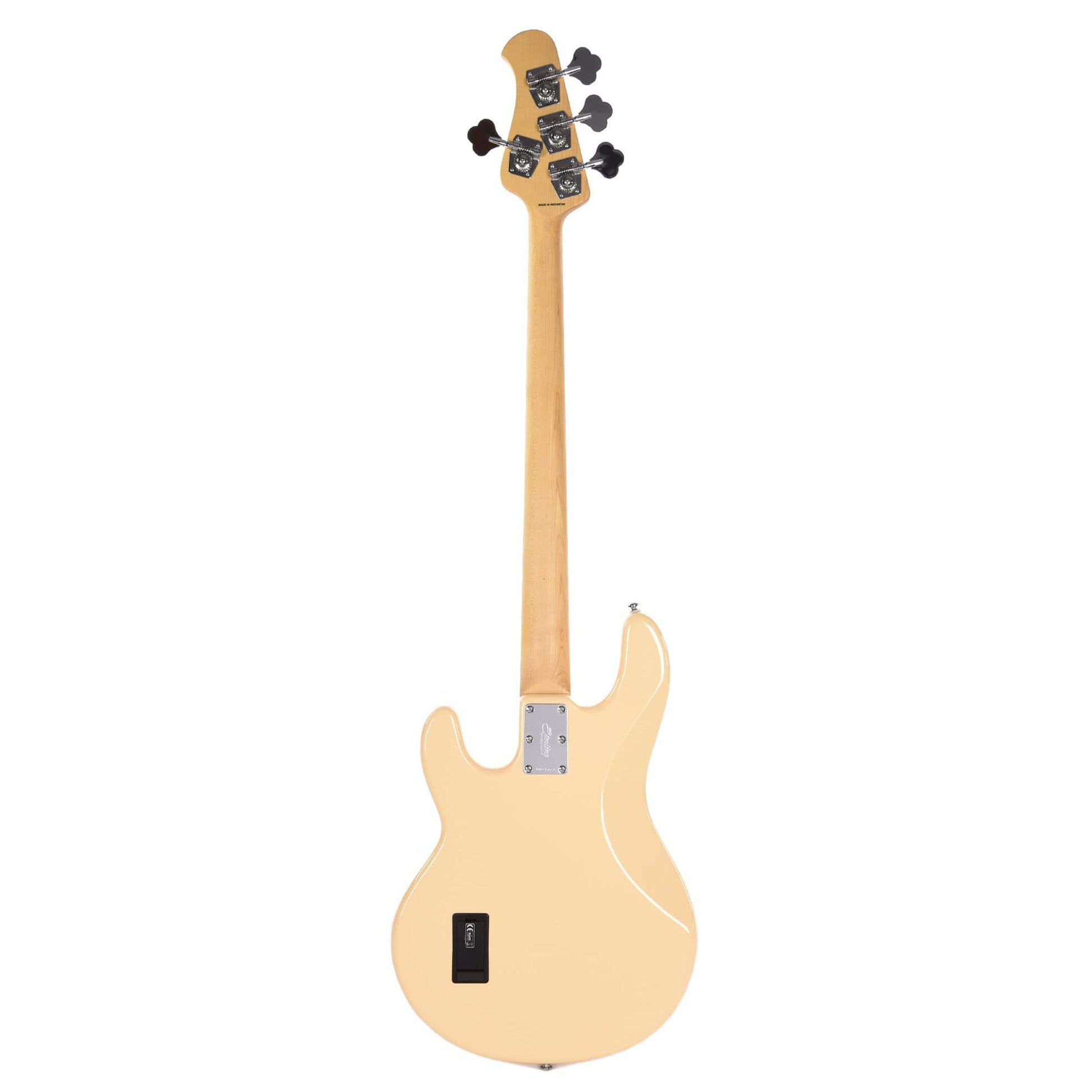 Sterling by Music Man S.U.B. Series StingRay Vintage Cream w/Guitar Stand, Tuner and 10' Cable Bundle Bass Guitars / 4-String