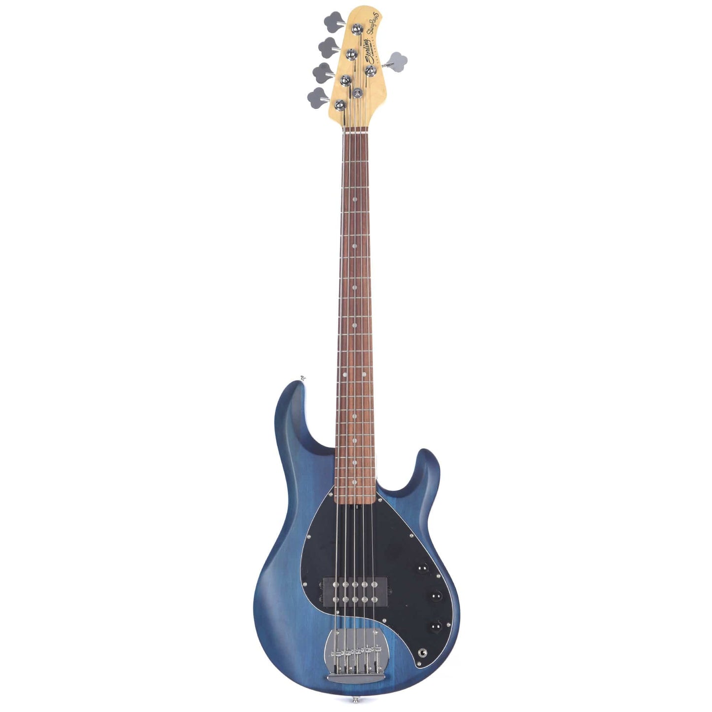 Sterling by Music Man S.U.B. Series StingRay5 5-String Trans Blue Satin Bass Guitars / 4-String