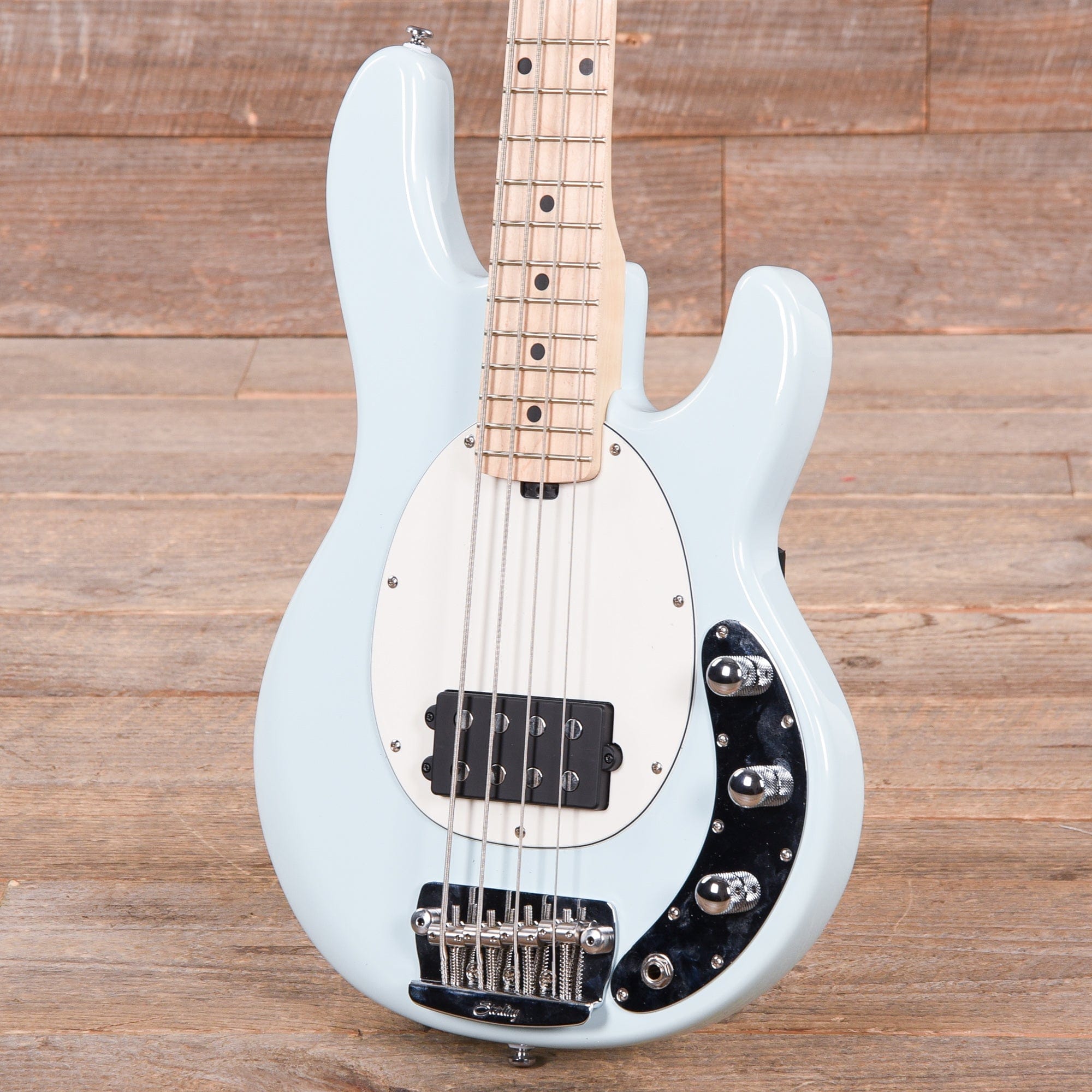 Sterling by Music Man Short Scale StingRay Daphne Blue Bass Guitars / 4-String