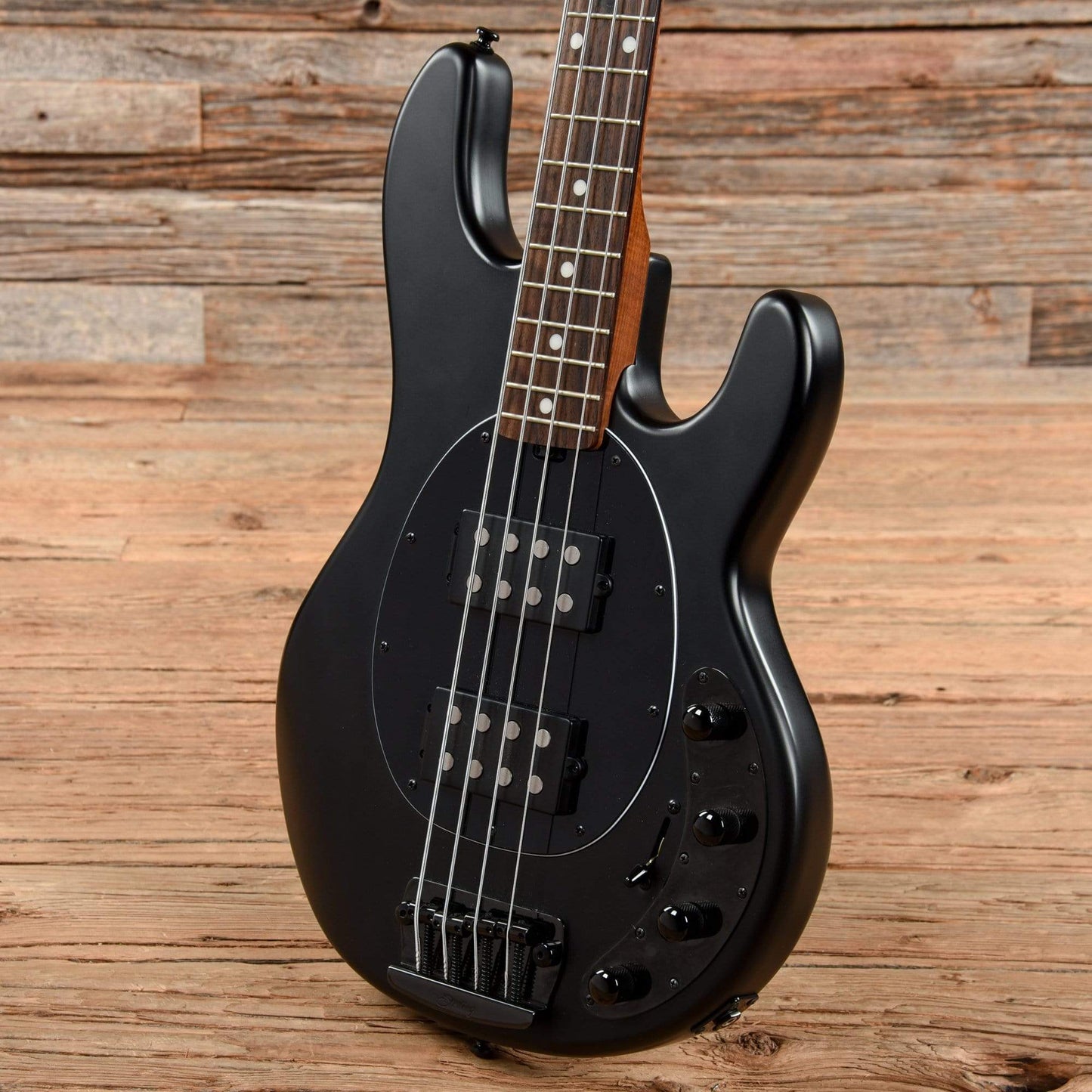 Sterling by Music Man StingRay 4HH w/Roasted Maple Neck Satin Black Bass Guitars / 4-String
