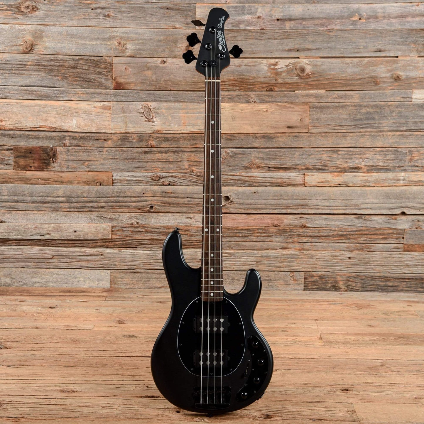 Sterling by Music Man StingRay 4HH w/Roasted Maple Neck Satin Black Bass Guitars / 4-String