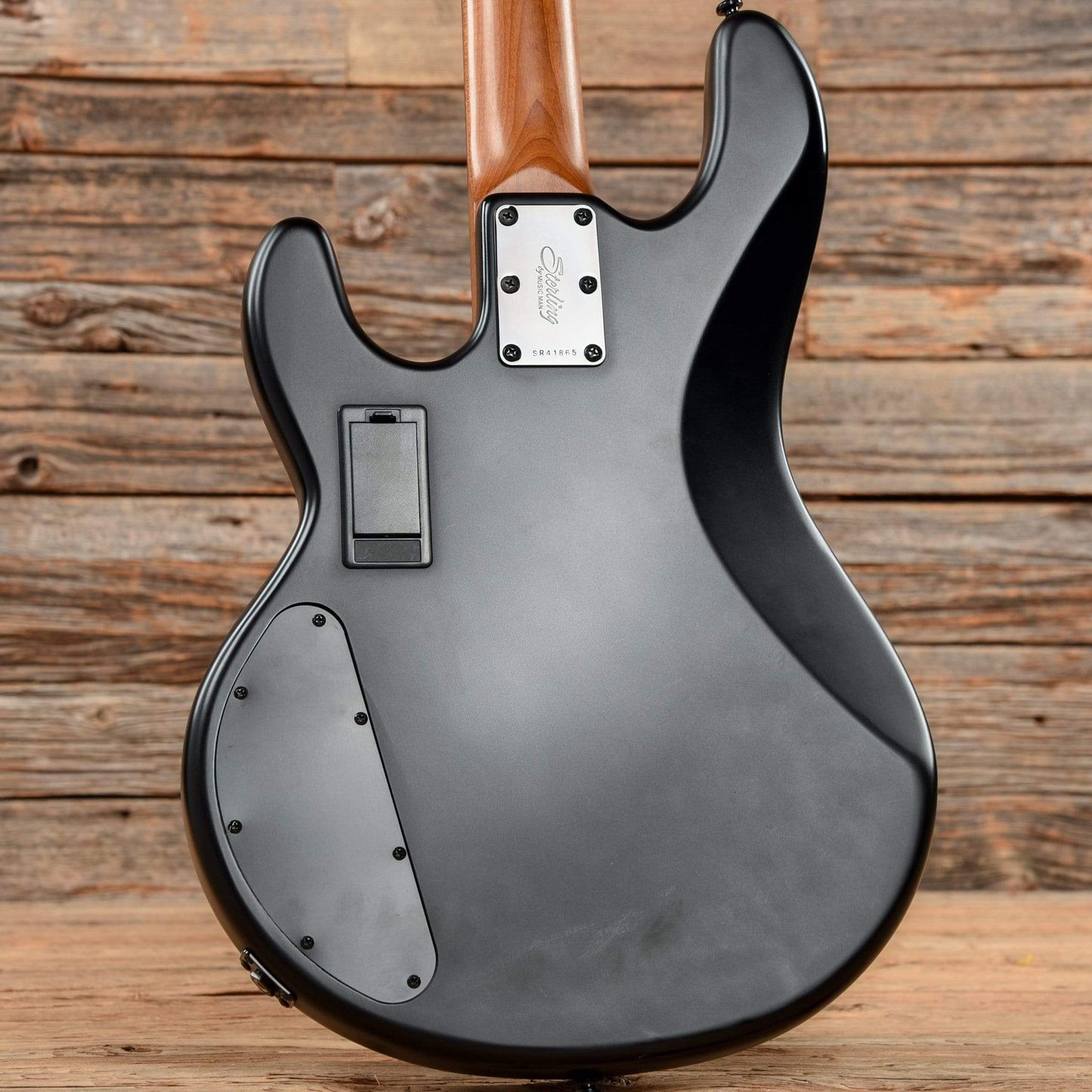 Sterling by Music Man StingRay 4HH w/Roasted Maple Neck Satin Black Bass Guitars / 4-String