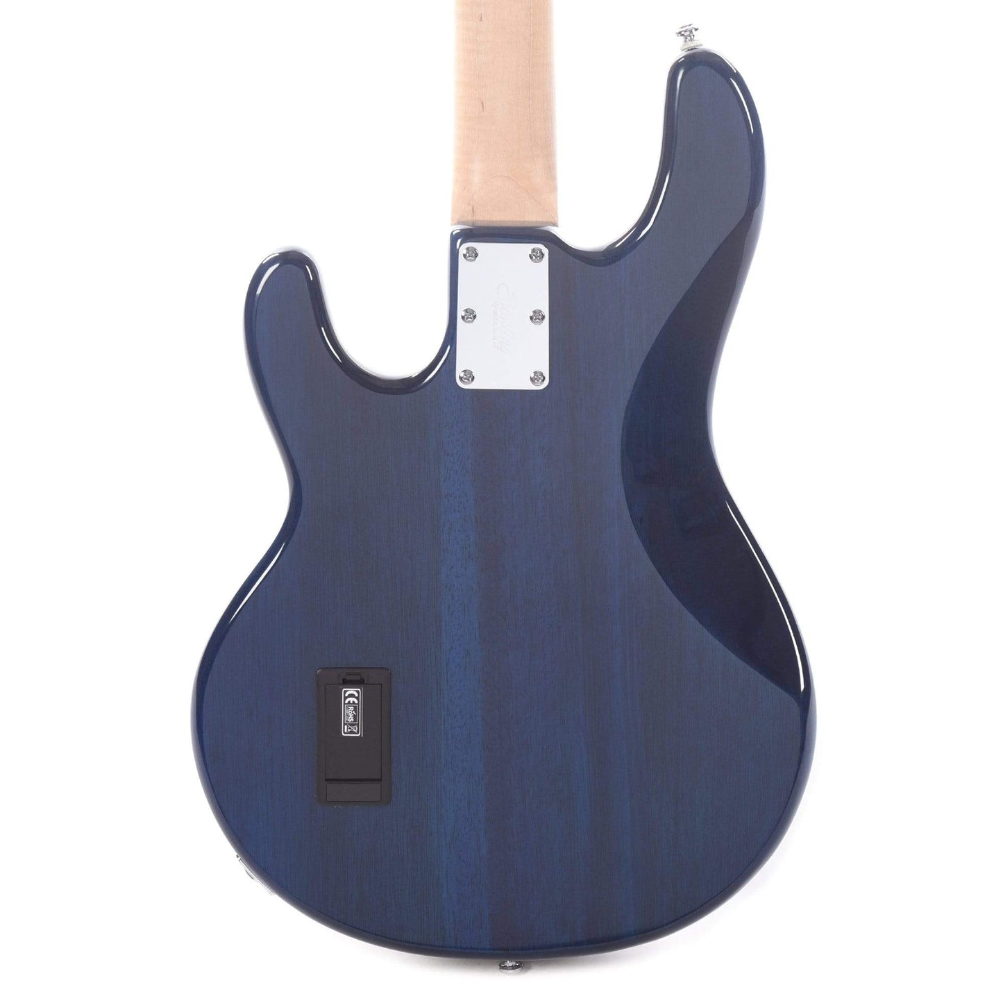 Sterling by Music Man StingRay Quilted Maple Neptune Blue Bass Guitars / 4-String